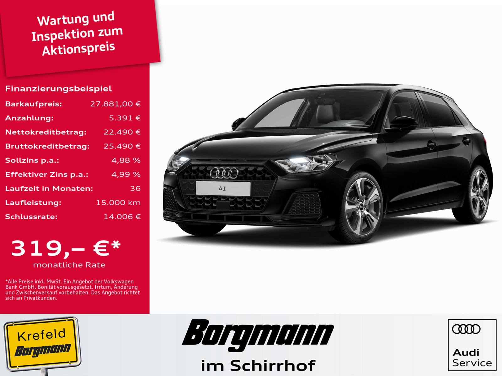 AUDI A1 Sportback 30 TFSI advanced