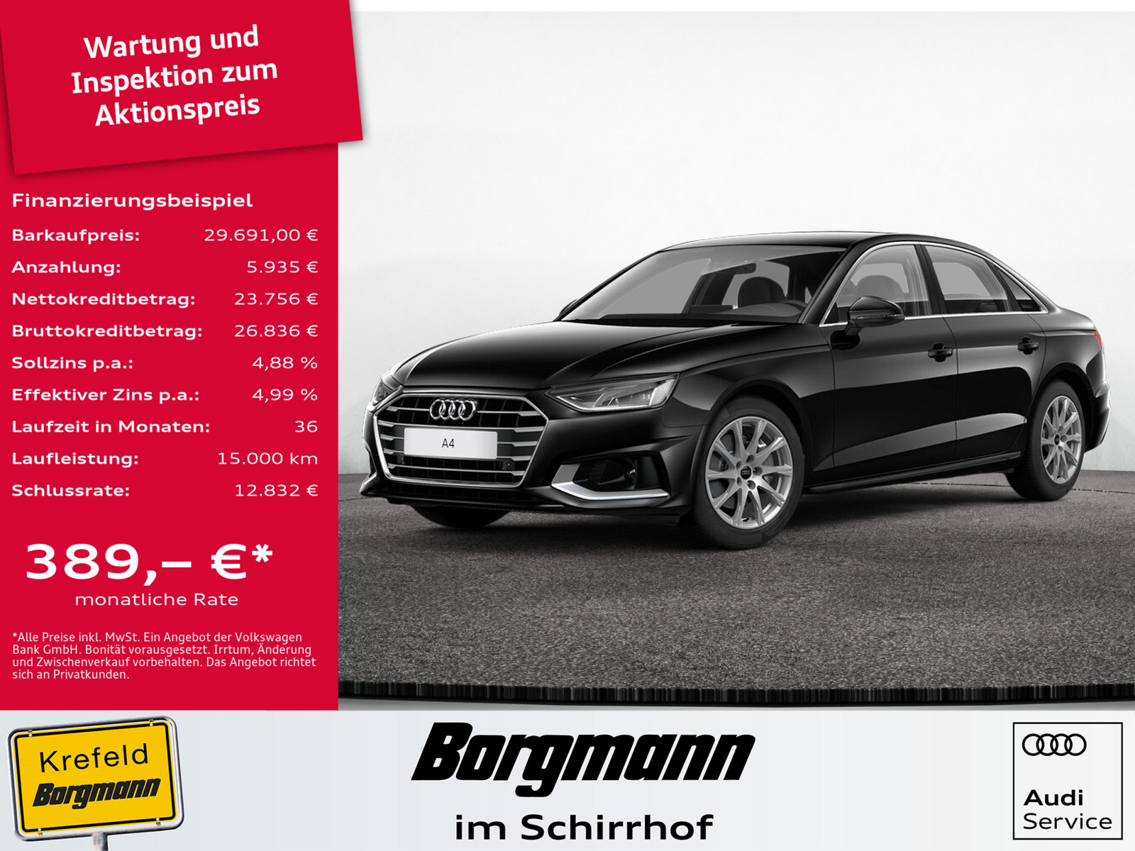 AUDI A4 Lim. 40 TDI advanced