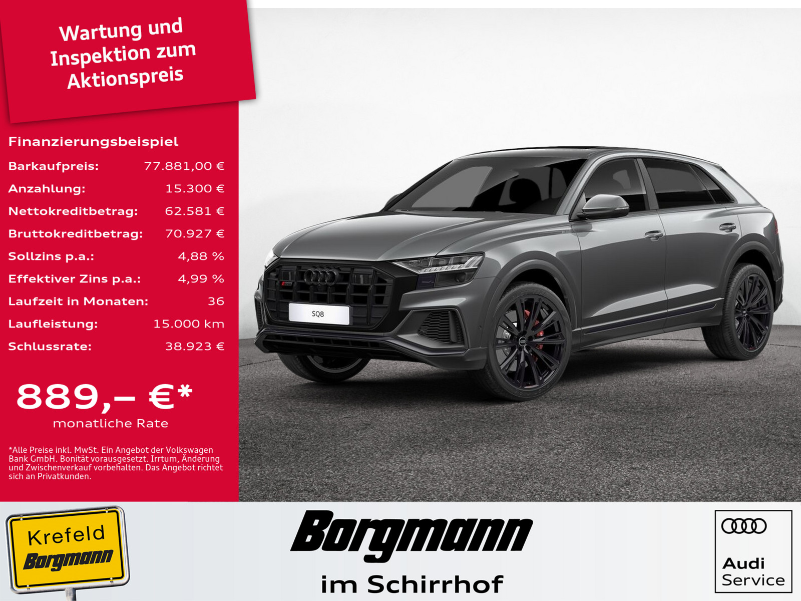AUDI SQ8 4.0 TFSI quattro
