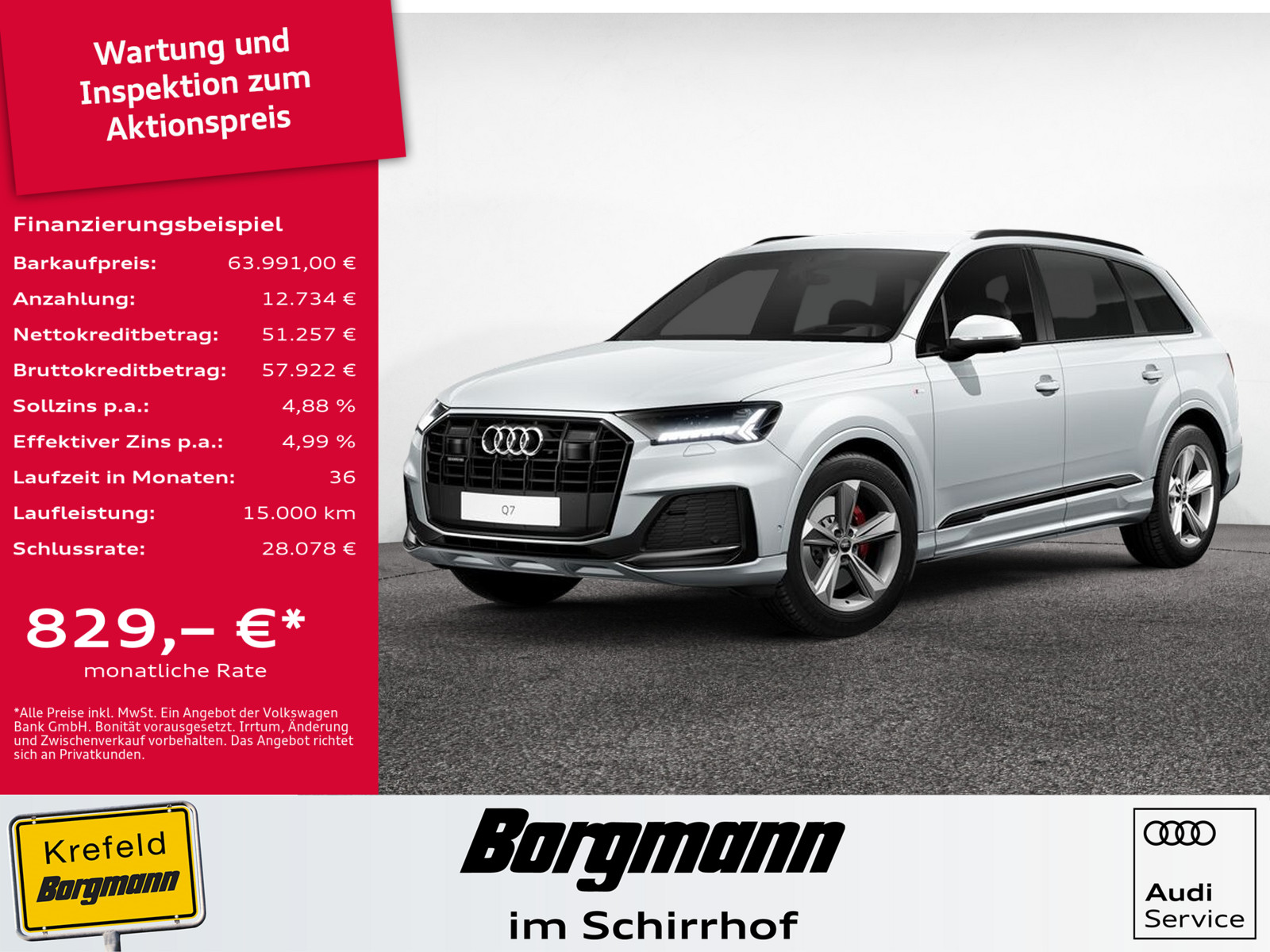 AUDI Q7 50 TDI quattro S line