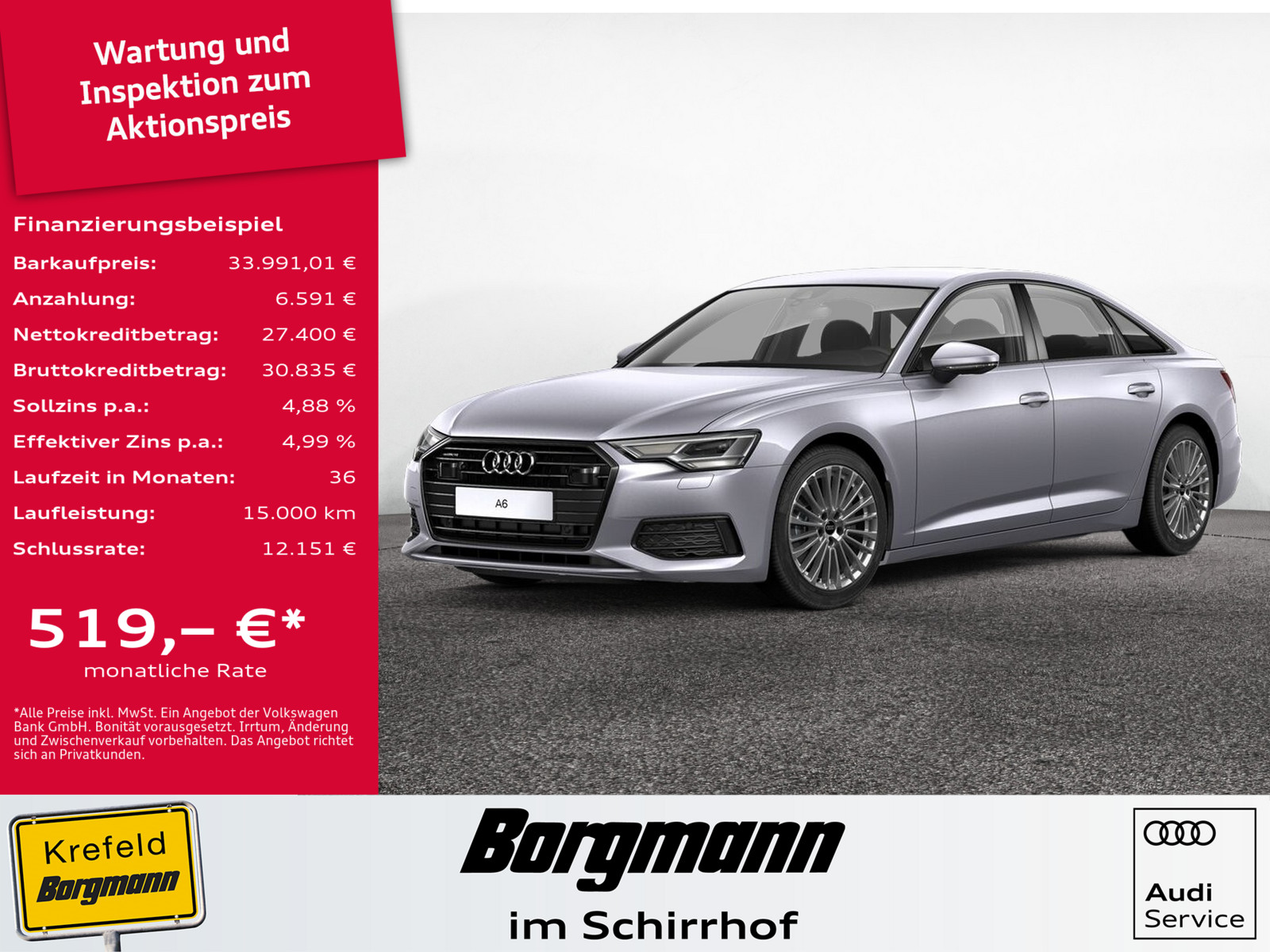 AUDI A6 Lim. 45 TFSI quattro design