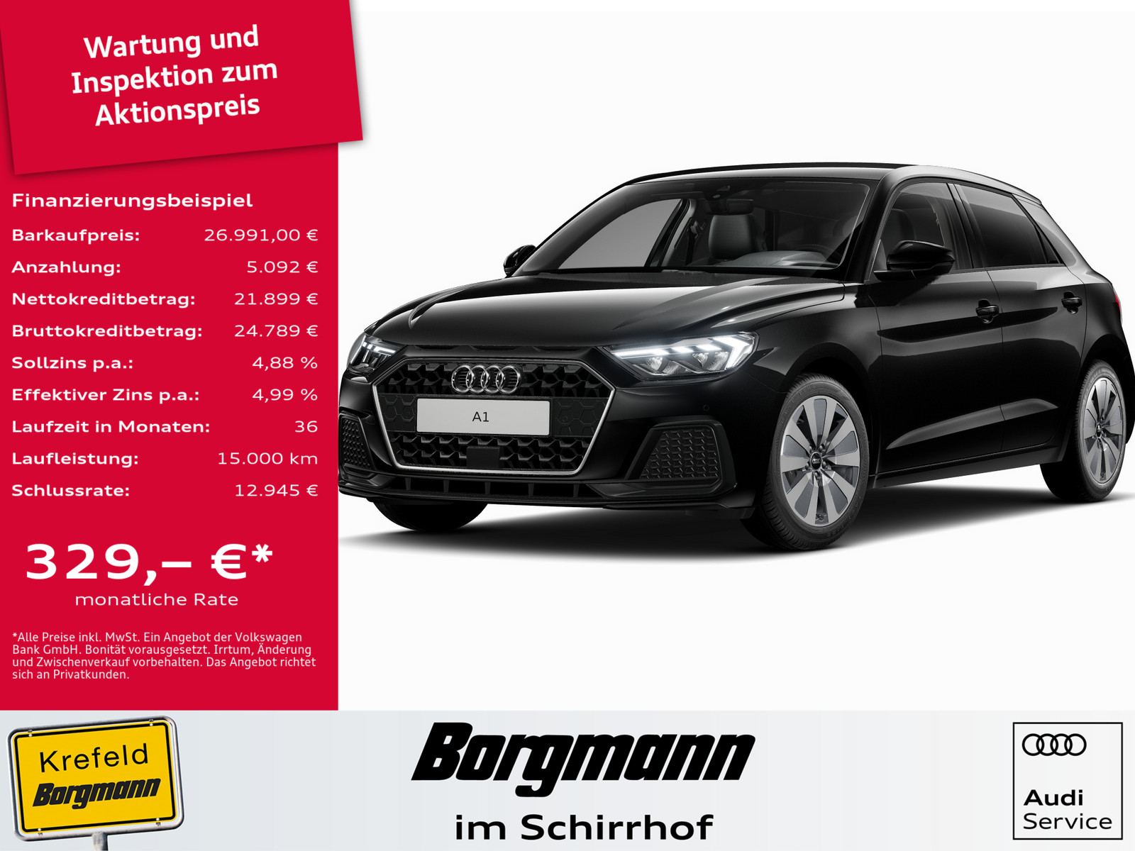 AUDI A1 Sportback 25 TFSI advanced