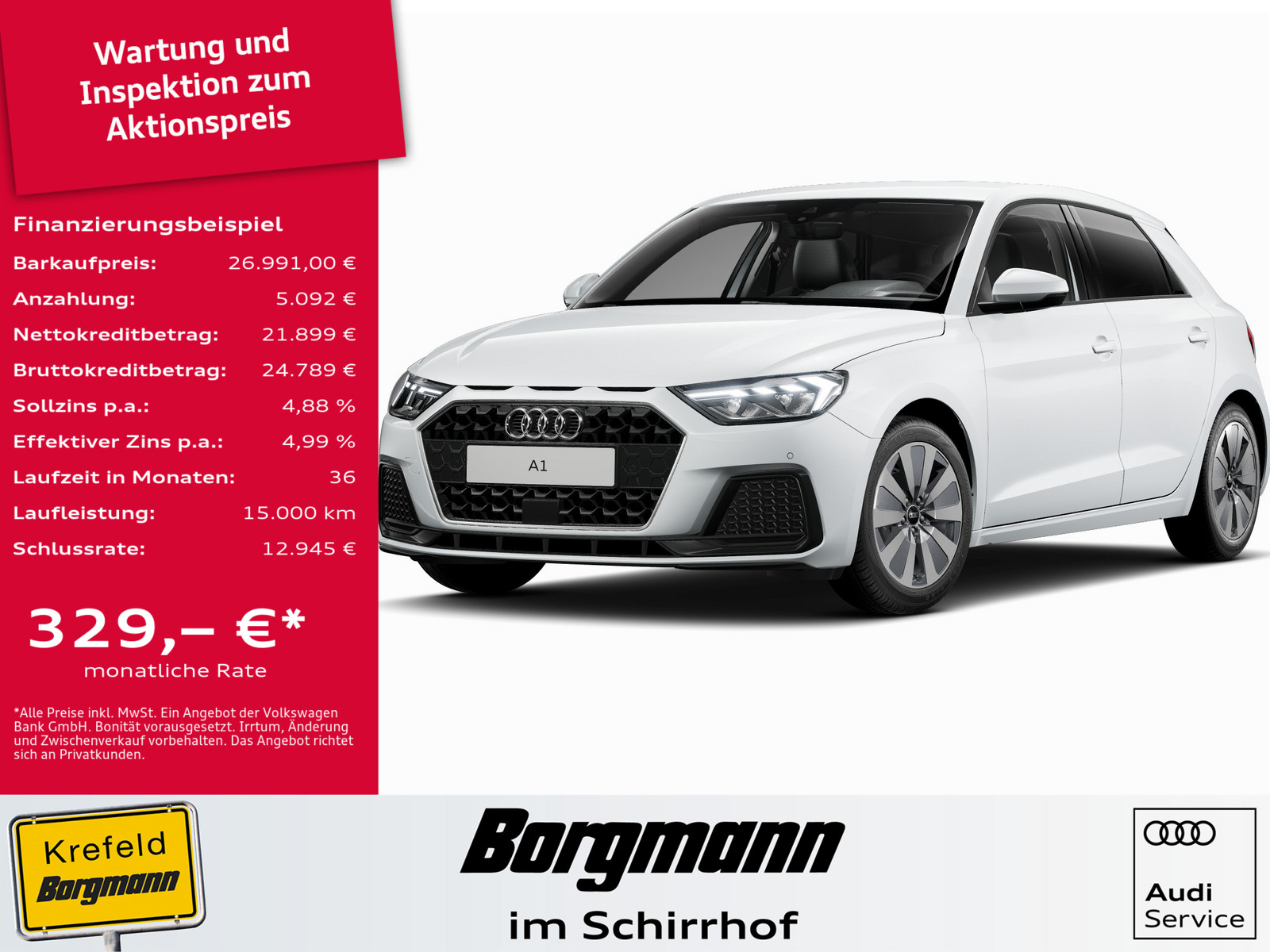 AUDI A1 Sportback 25 TFSI advanced