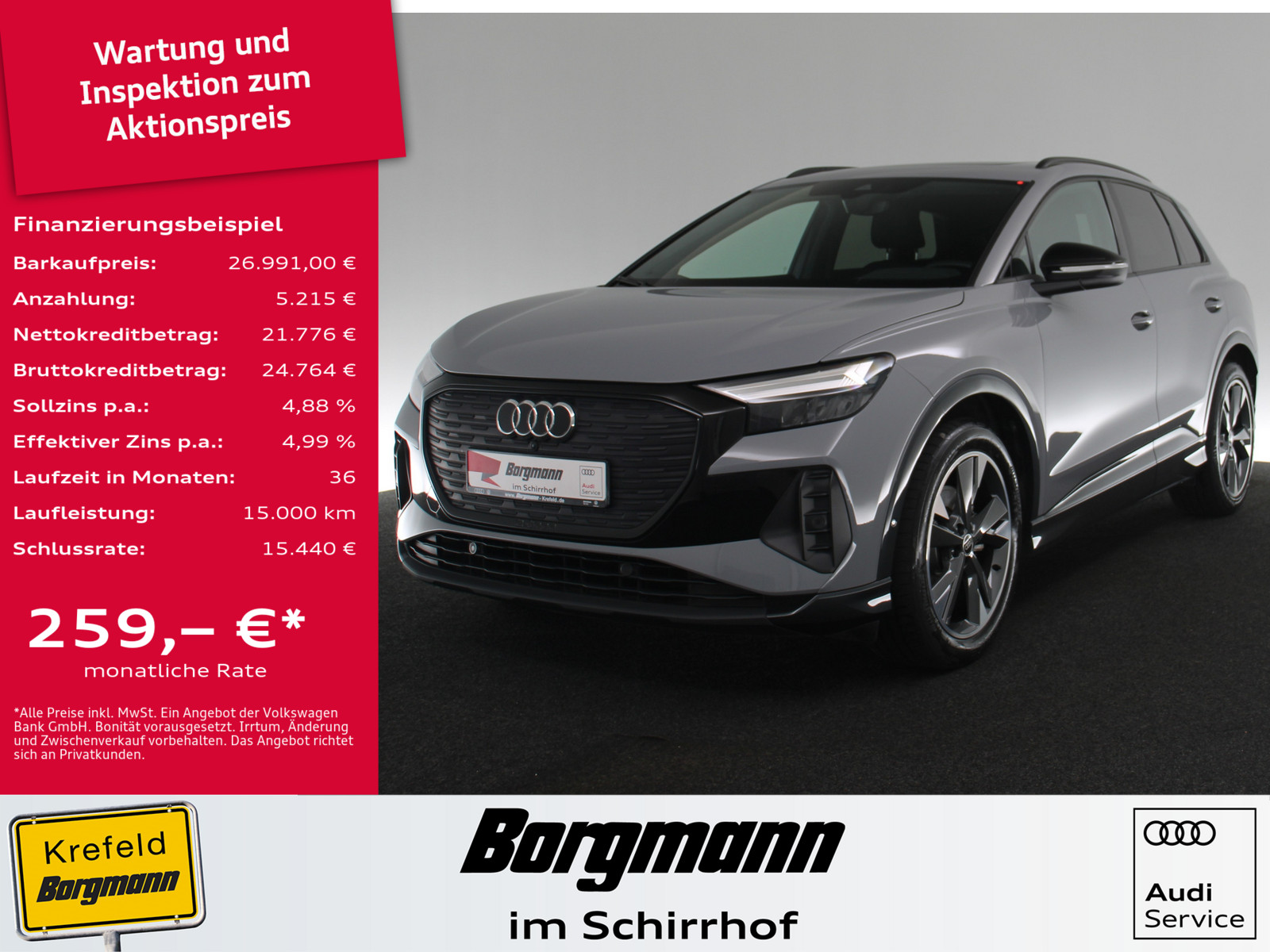 AUDI Q4 35 PANO LED ACC KAMERA SHZ PDC KLIMA e-tron