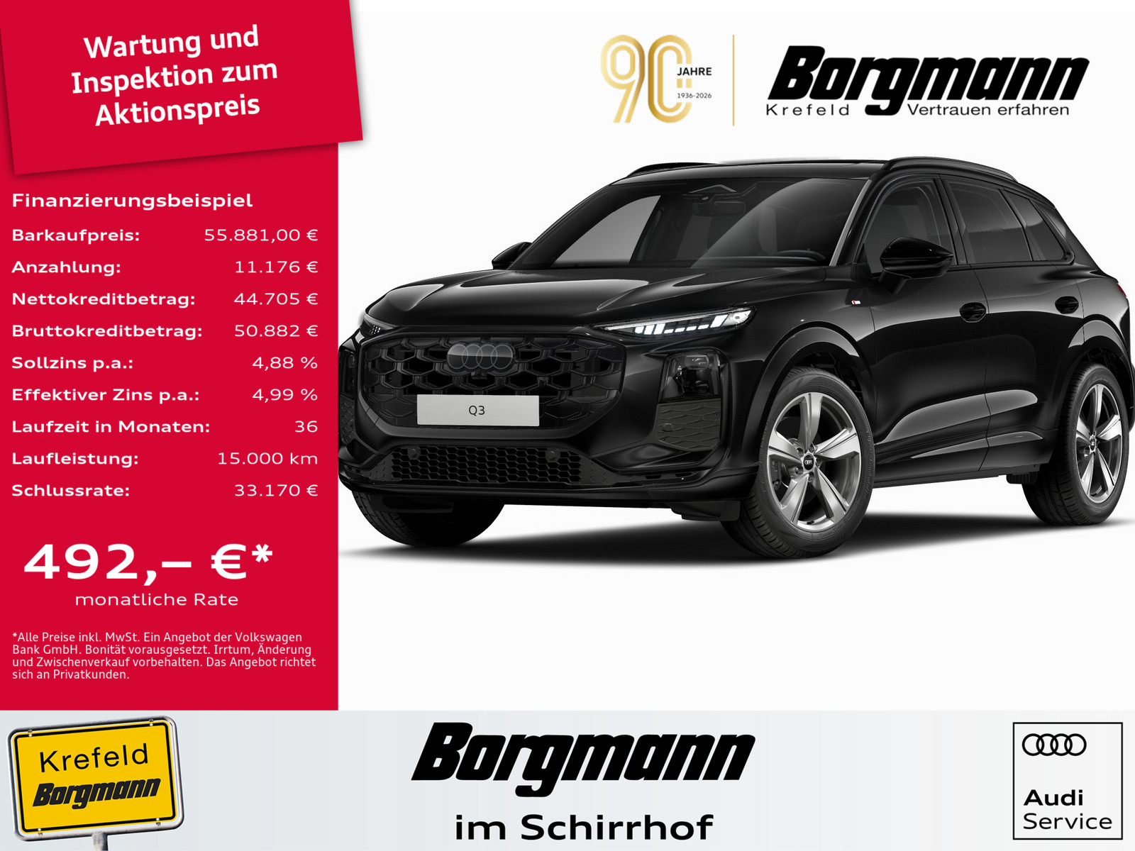 AUDI Q3 2.0 TFSI quattro 2 x S-line