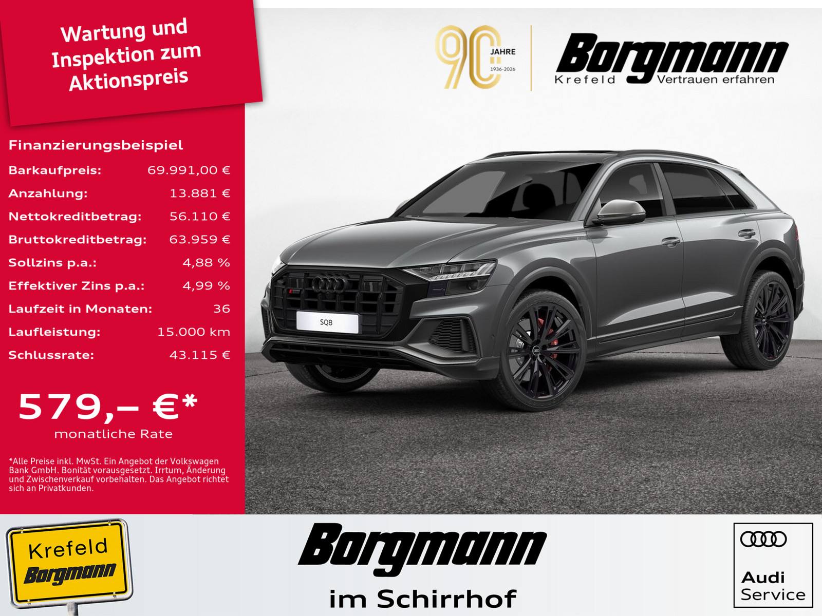 AUDI SQ8 4.0 TFSI quattro