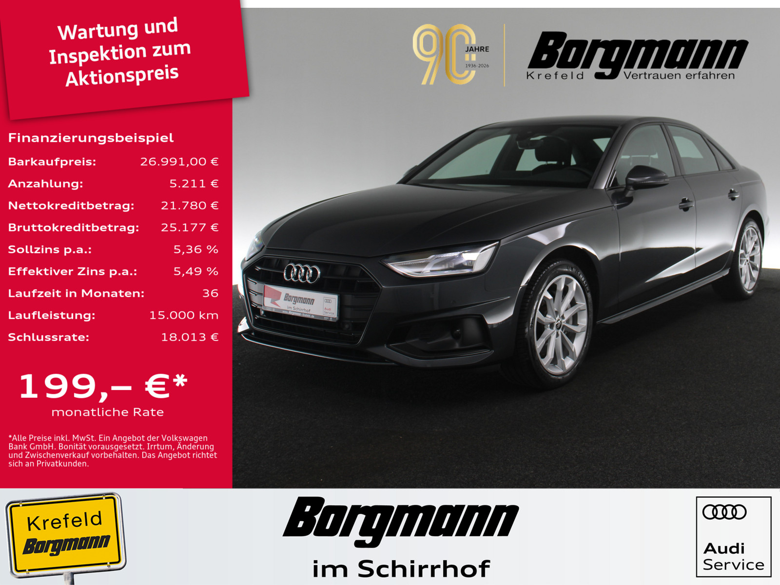 AUDI A4 Lim. 40 TDI advanced