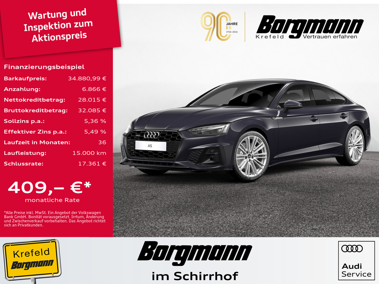 AUDI A5 Sportback 40 TDI quattro S line