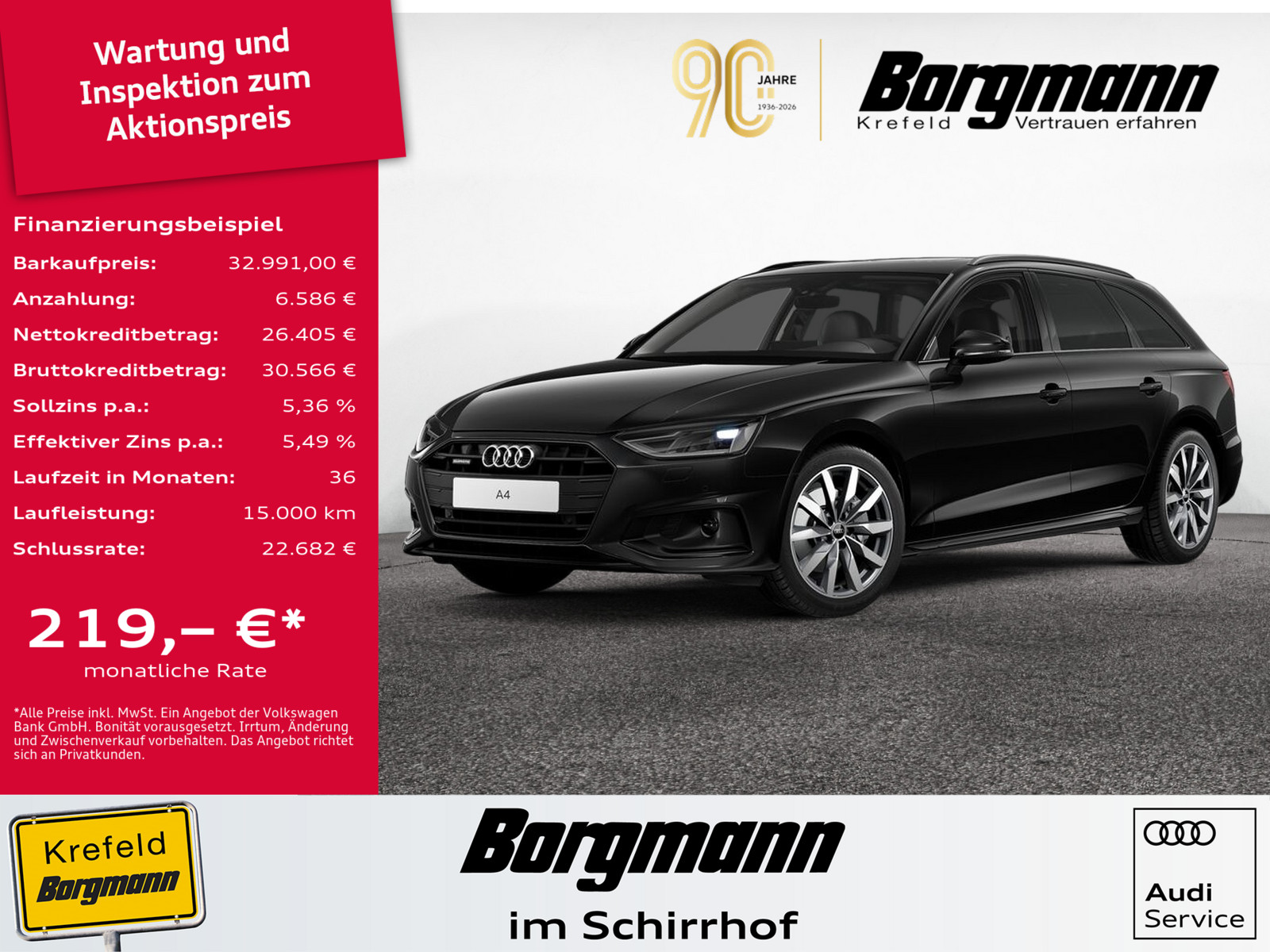 AUDI A4 Avant 40 TFSI quattro advanced