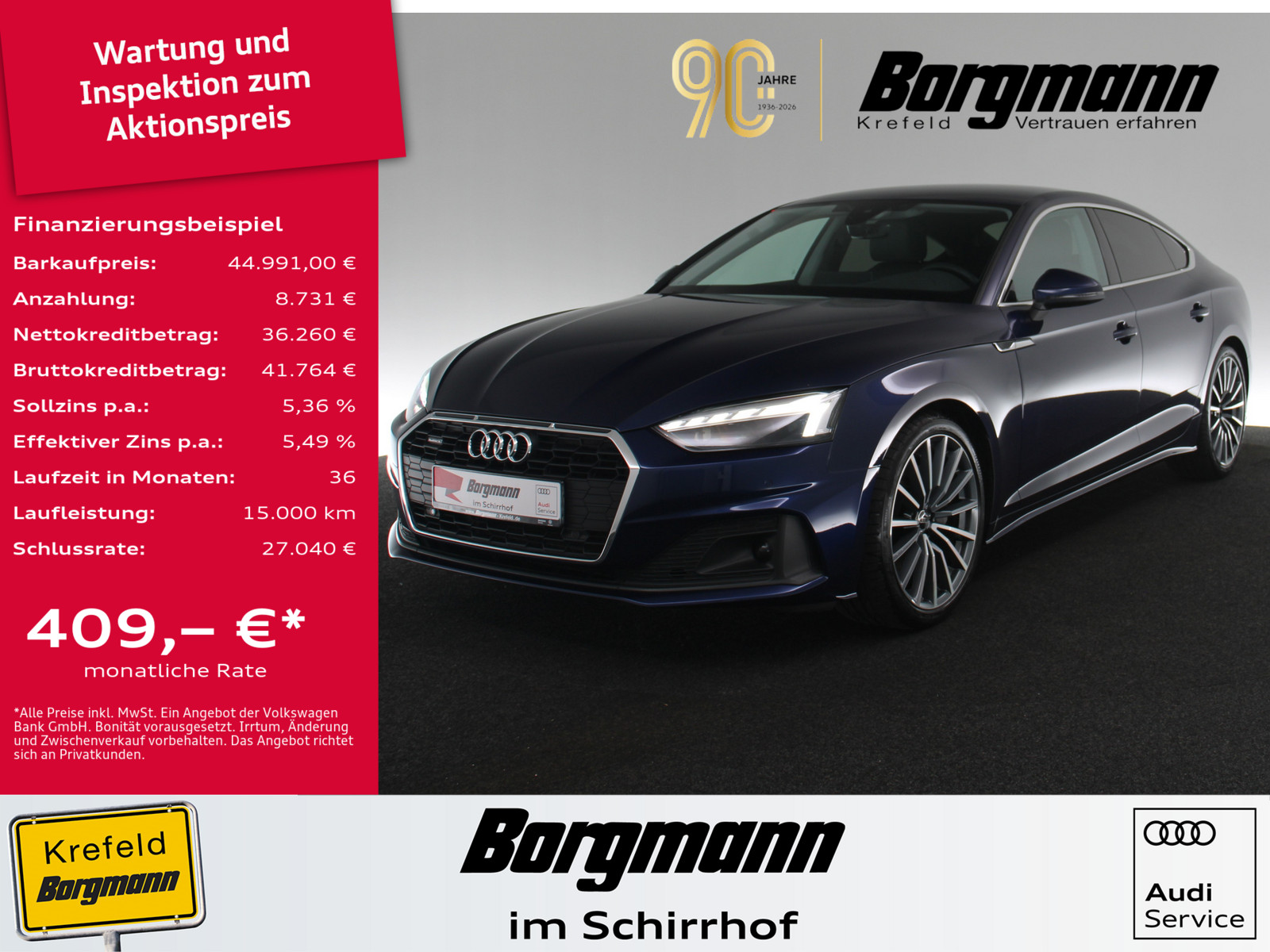 AUDI A5 Sportback 40 TDI quattro