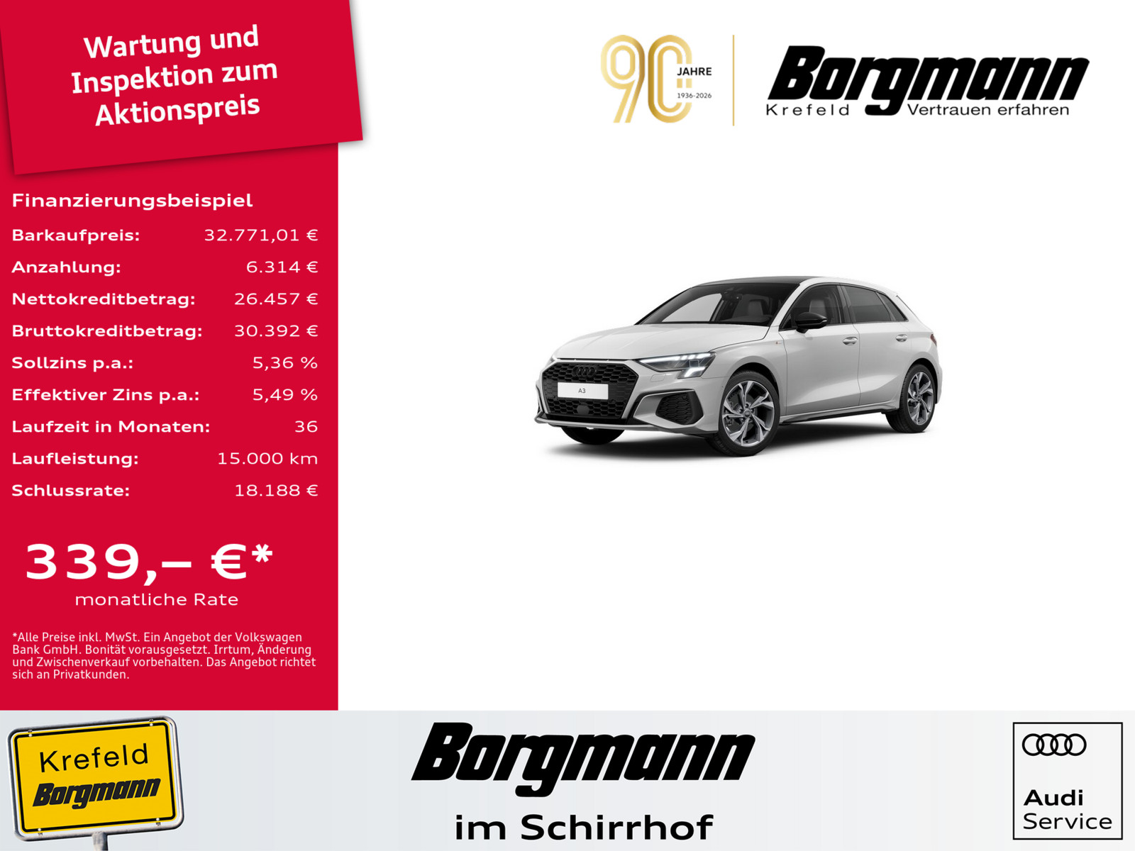 AUDI A3 Sportback 35 TFSI S line