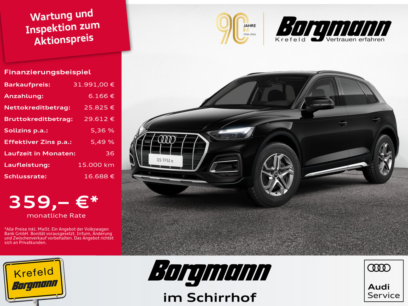 AUDI Q5 50 TFSI e quattro advanced