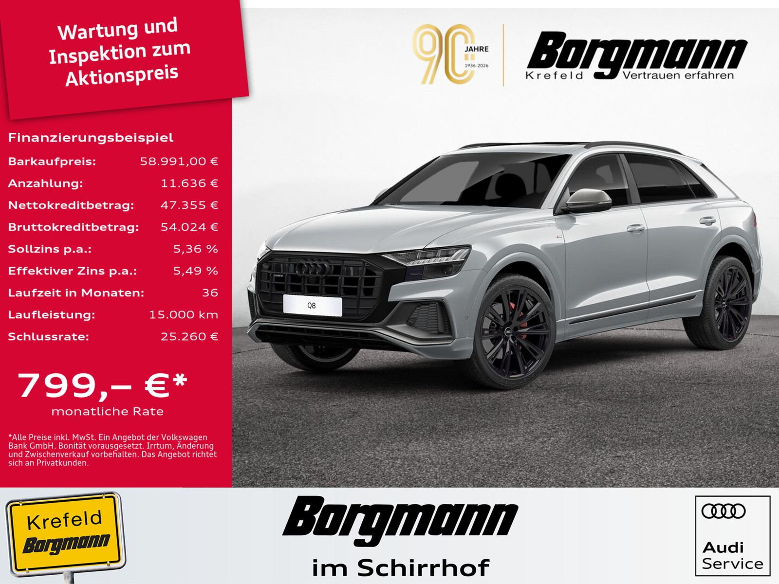 AUDI Q8 50 TDI quattro competition plus