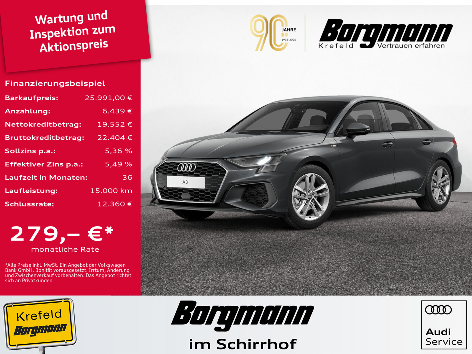 AUDI A3 Limousine 35 TDI S line