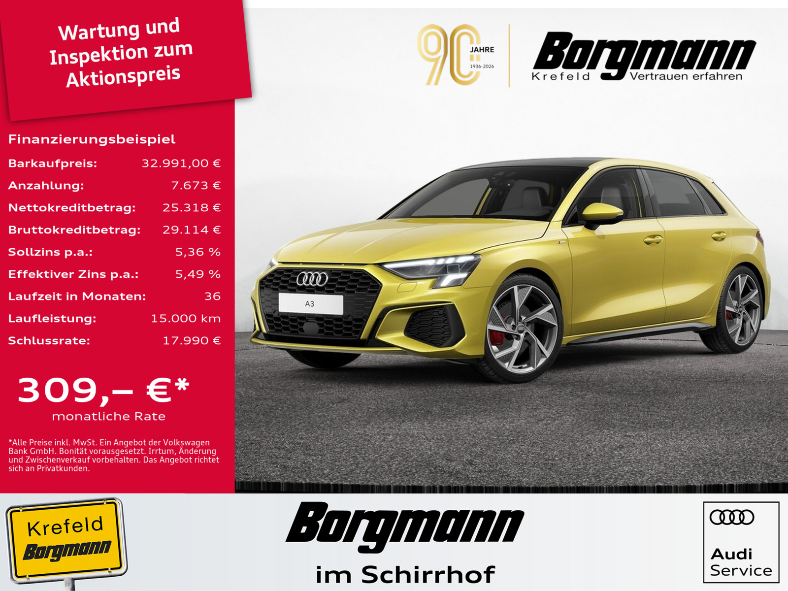 AUDI A3 Sportback 35 TFSI S line