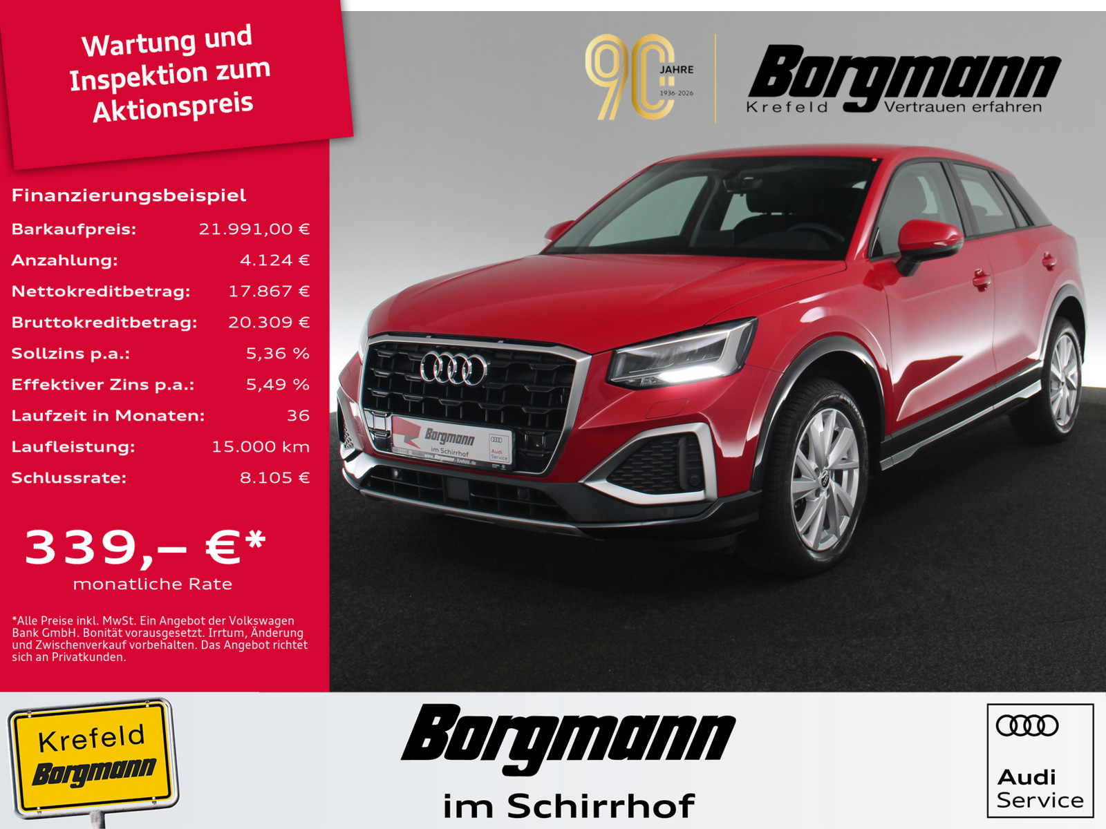 AUDI Q2 35 TFSI advanced