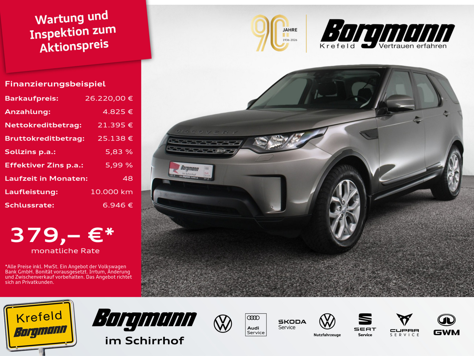 LAND ROVER Discovery 5 2.0 S SD4