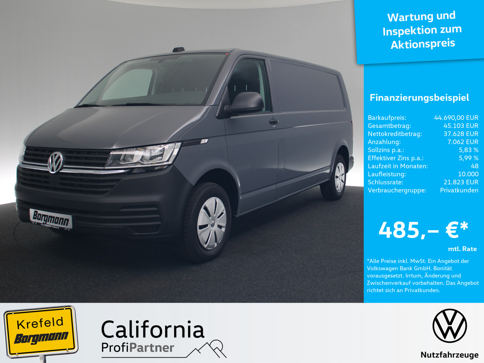 VW T6.1 Kasten 2.0 TDI lang