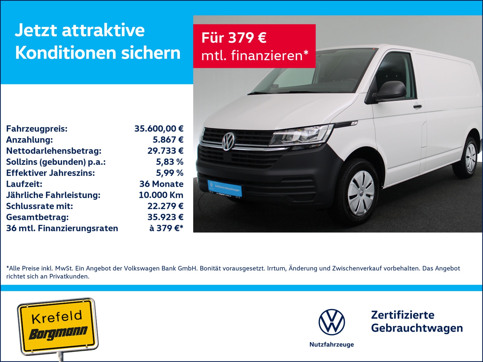 VW T6.1 Kasten 2.0 TDI