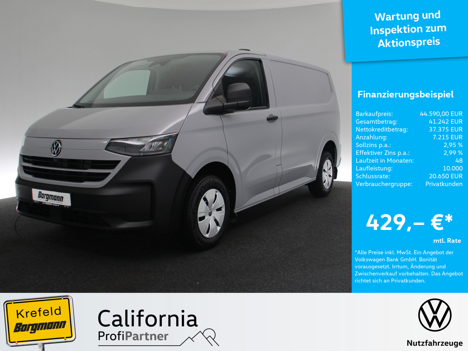 VW T7 Transporter 2.0 TDI KR L1H1 AHK