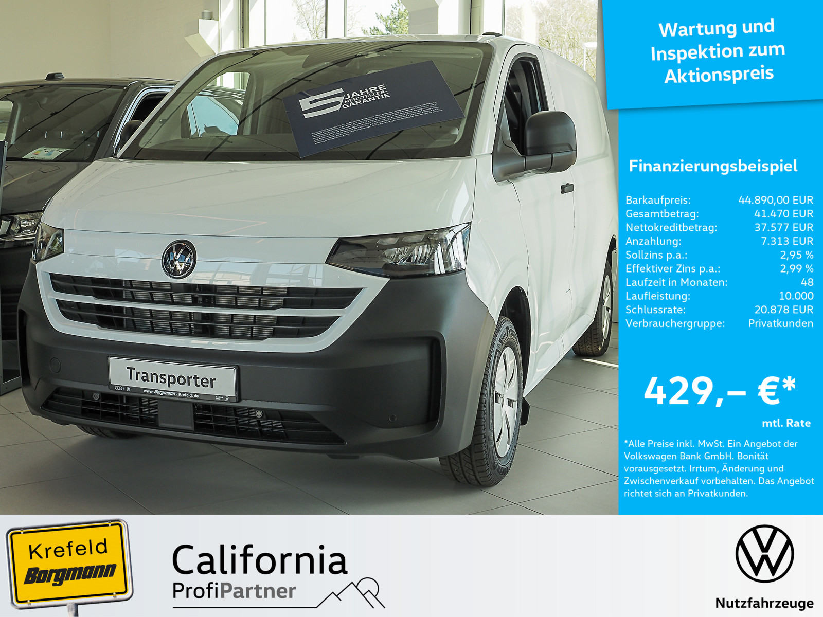 VW T7 Transporter 2.0 TDI KR AHK LED KAMERA PDC TV