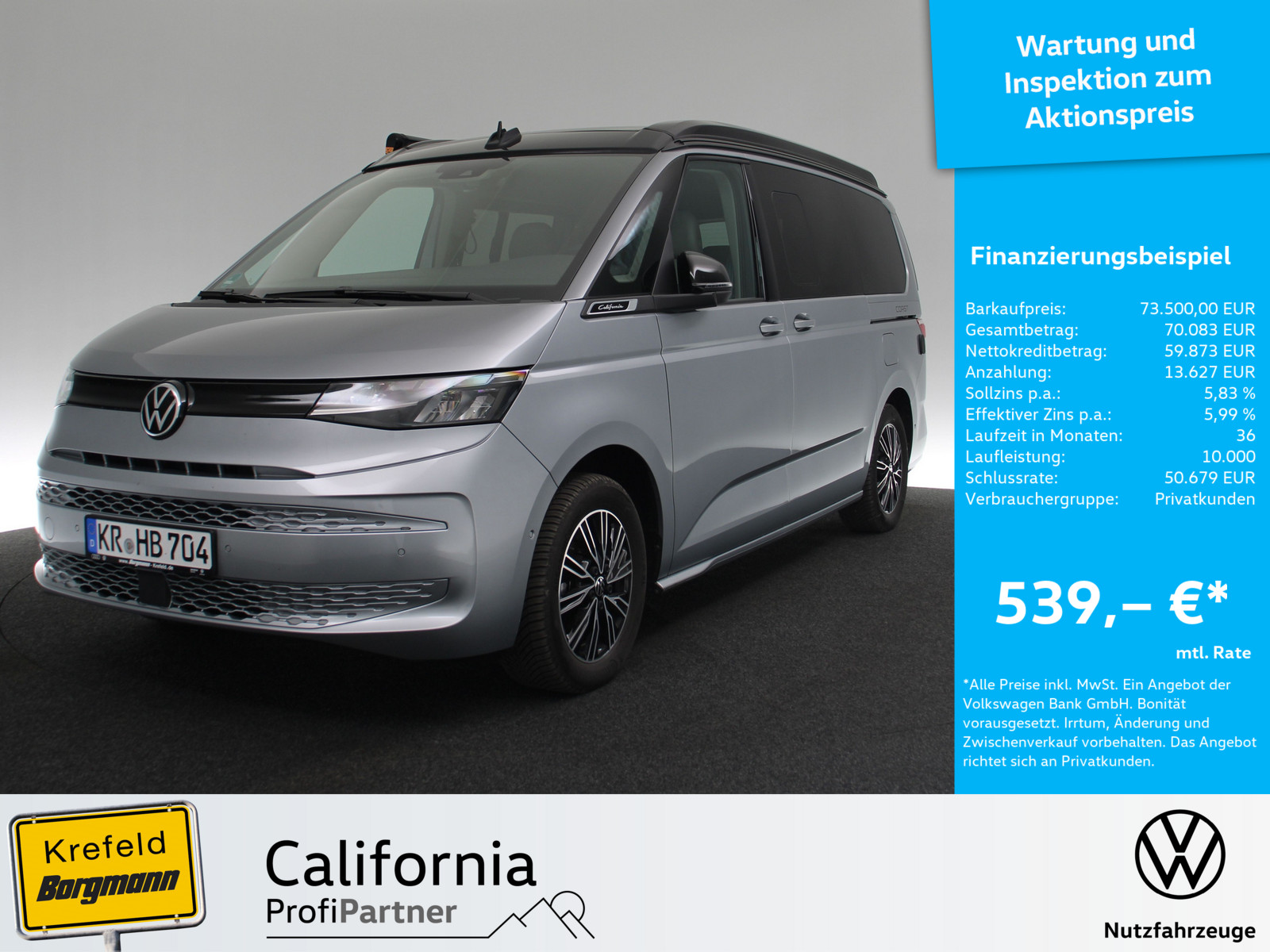 VW T7 California 2.0 TDI Coast AHK LED STANDHZ ACC