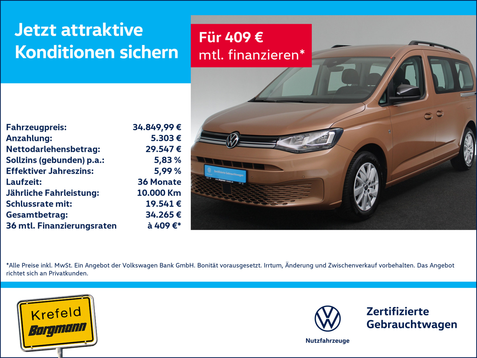 VW Caddy Maxi 2.0 TDI Life