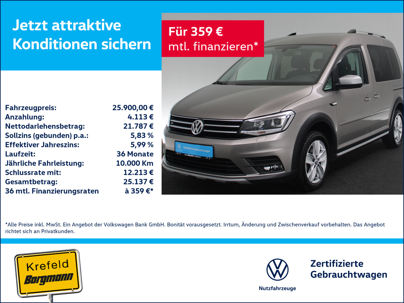 VW Caddy Alltrack 2.0 TDI