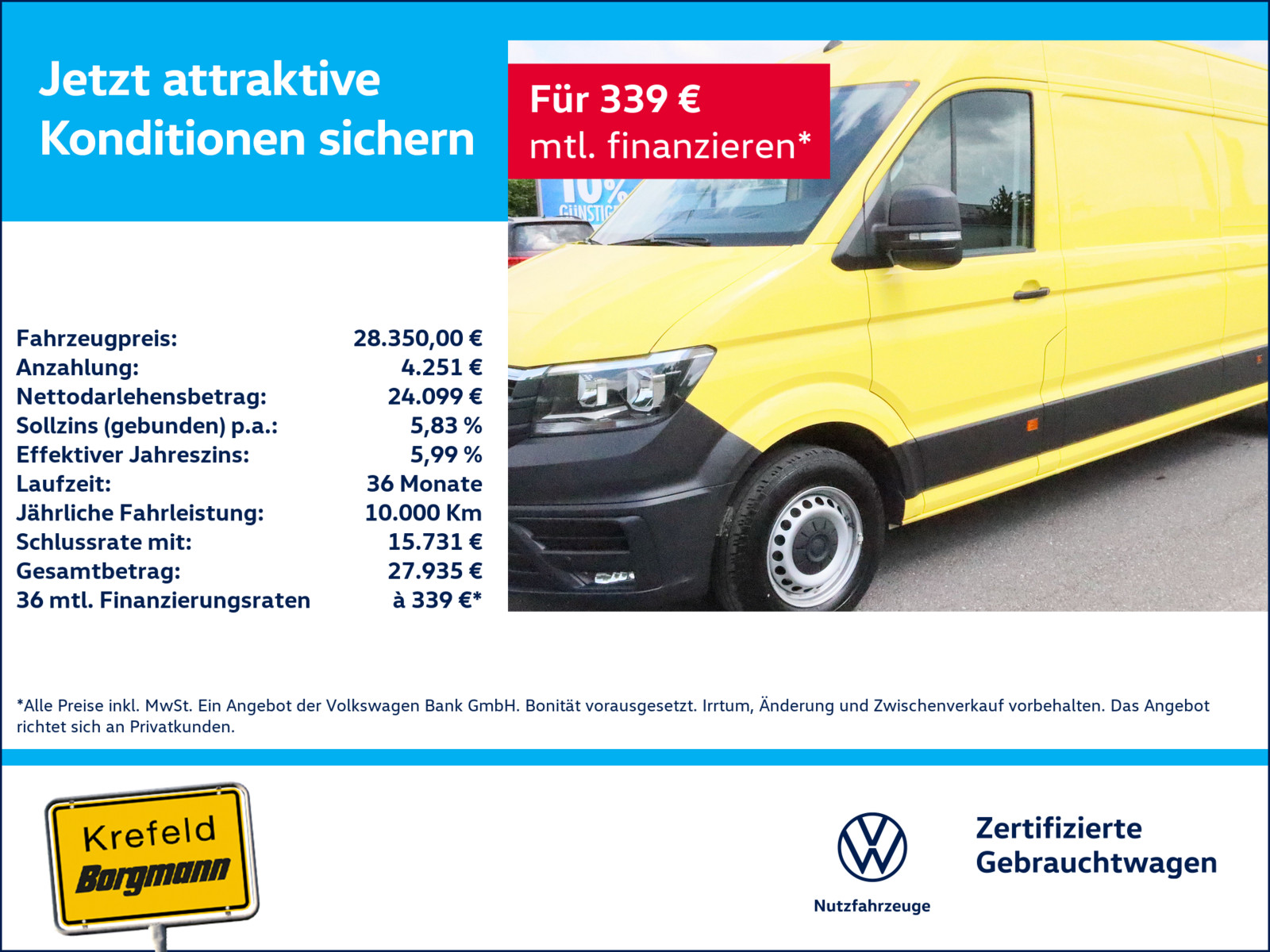 VW Crafter 35 2.0 TDI L3H2