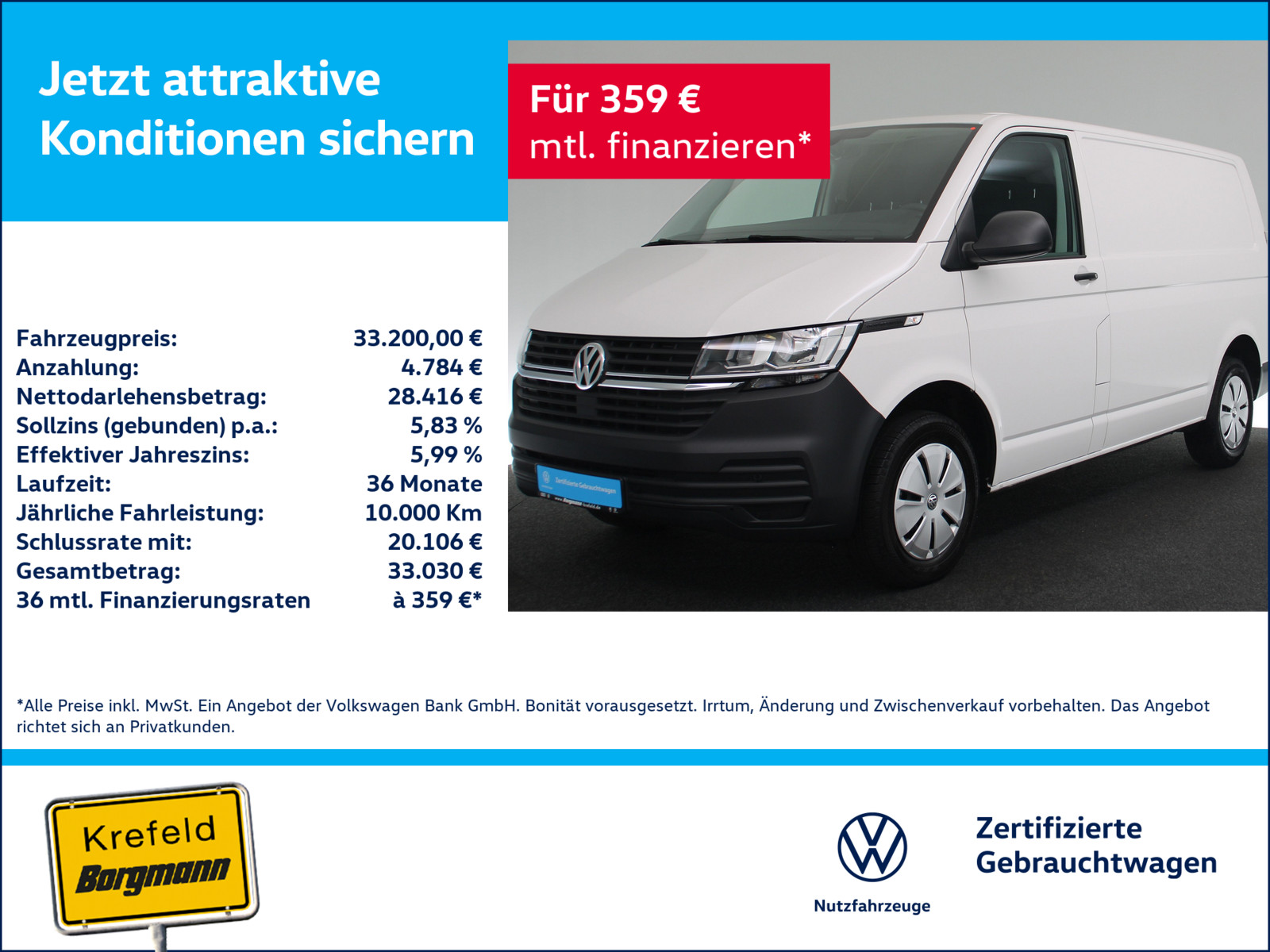 VW T6.1 Kasten 2.0 TDI