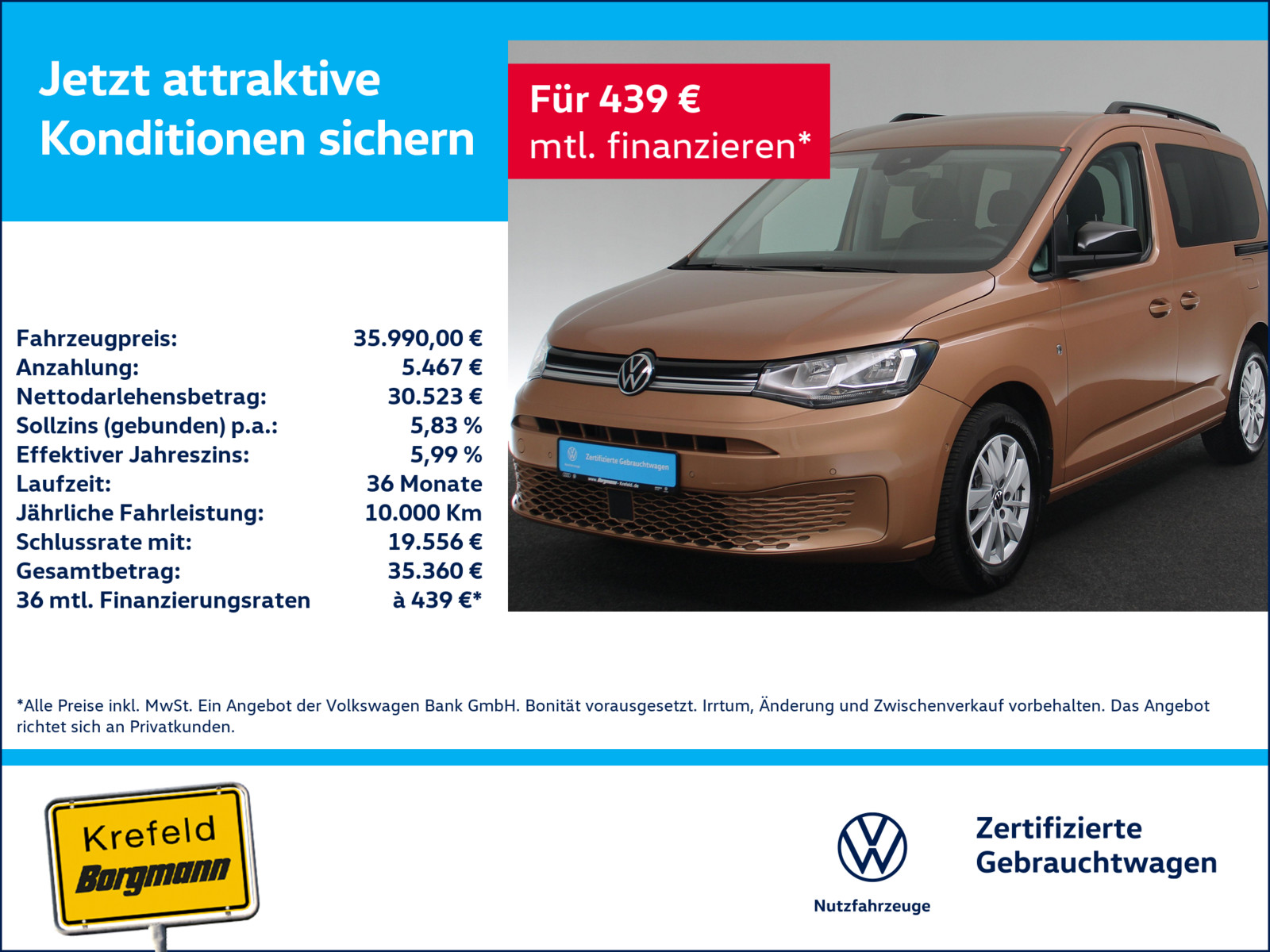 VW Caddy 2.0 TDI Life