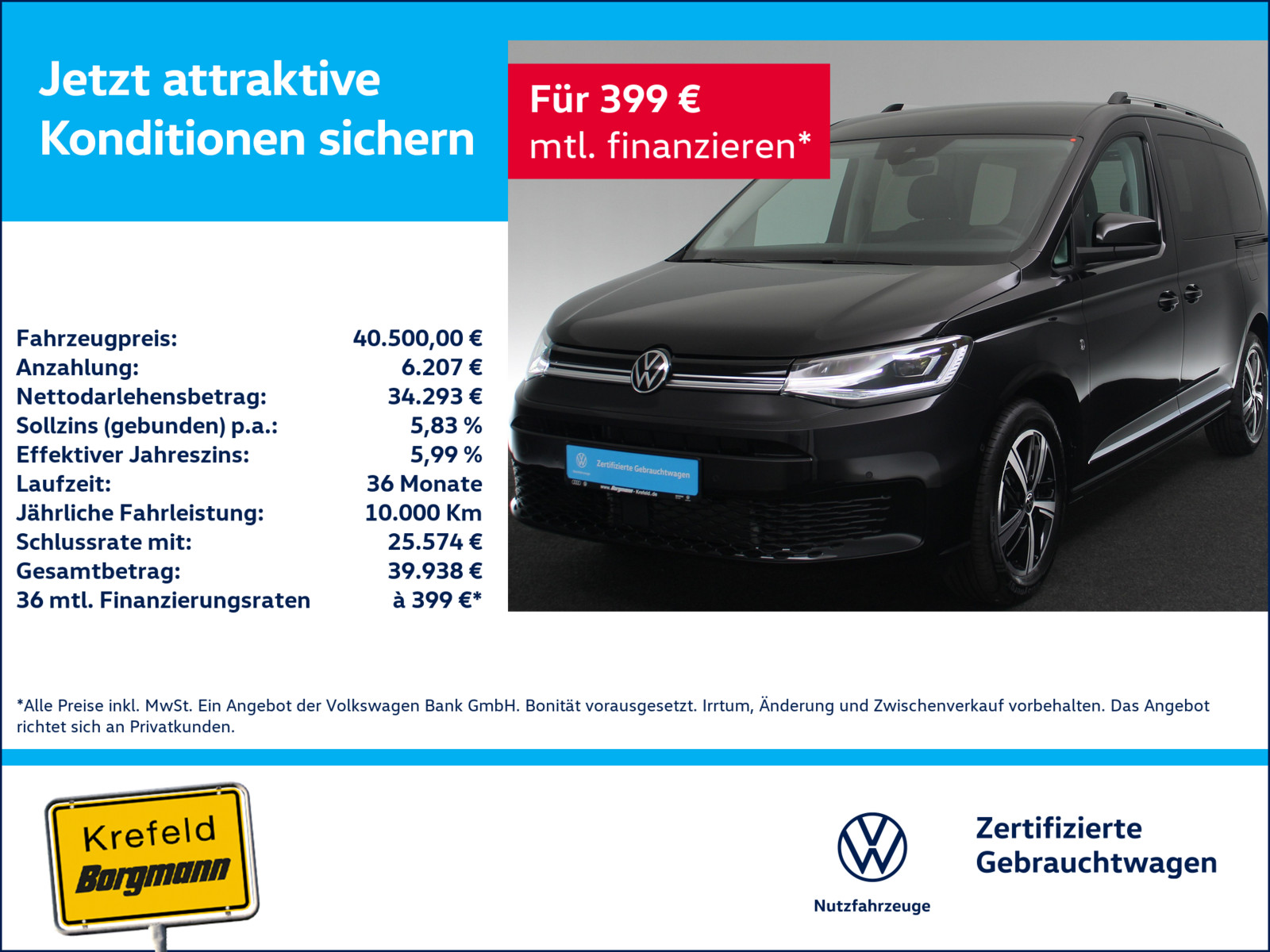 VW Caddy 2.0 TDI Maxi Style