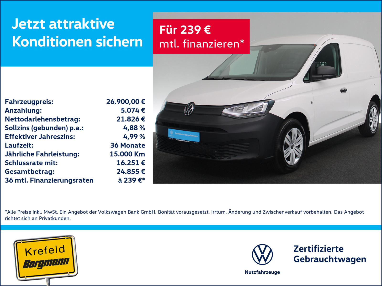 VW Caddy 2.0 TDI Cargo