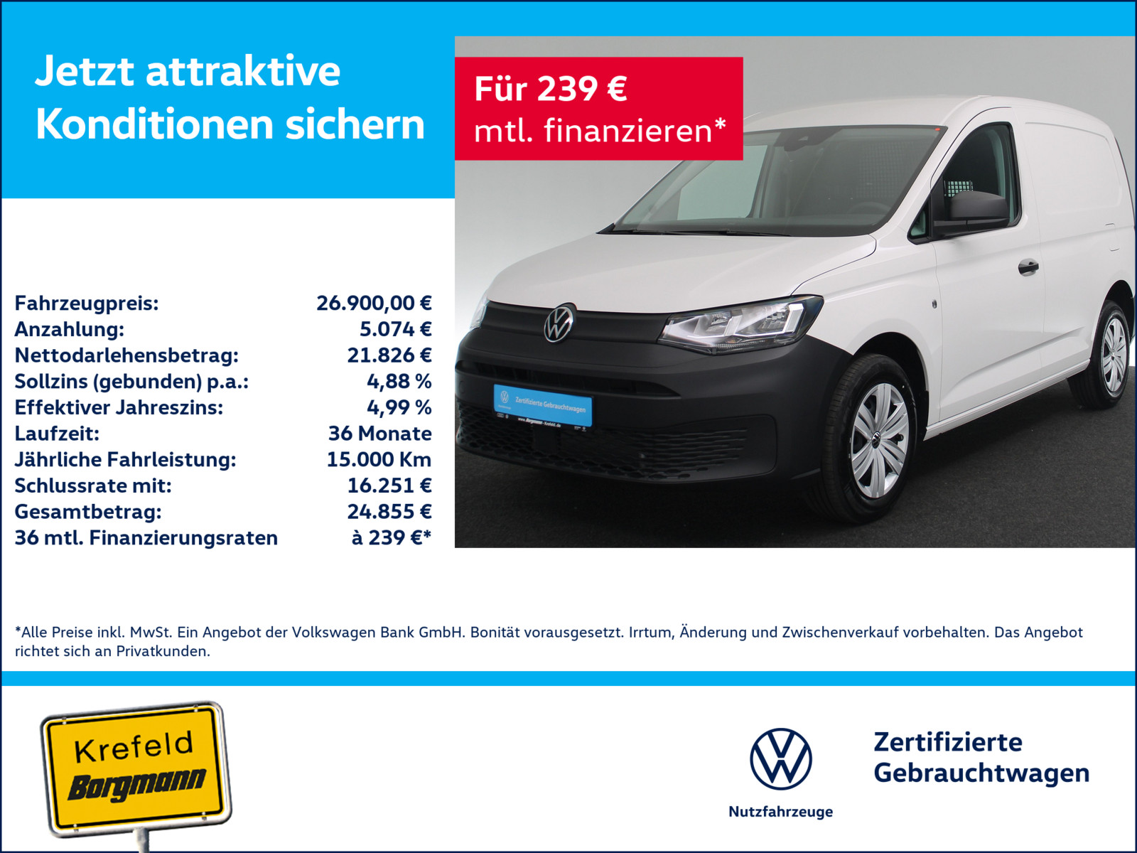 VW Caddy 2.0 TDI Cargo