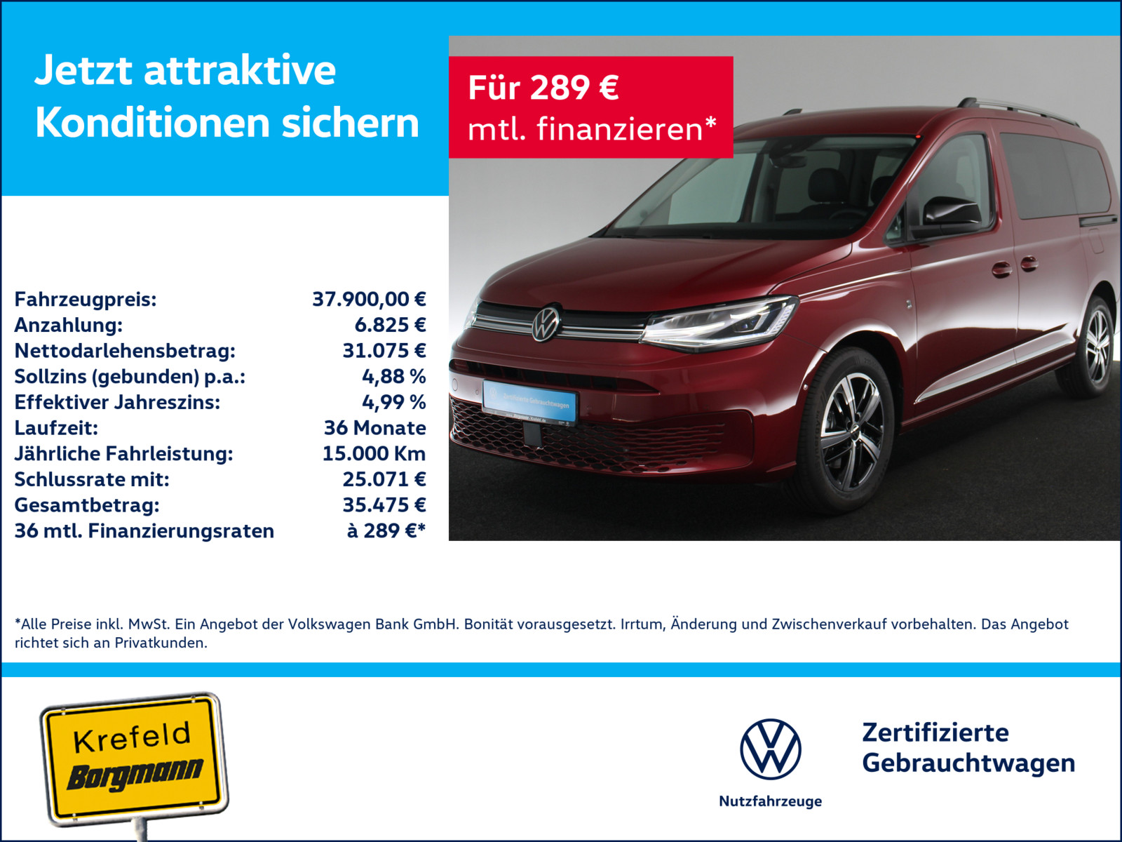 VW Caddy Maxi 1.5 TSI Style