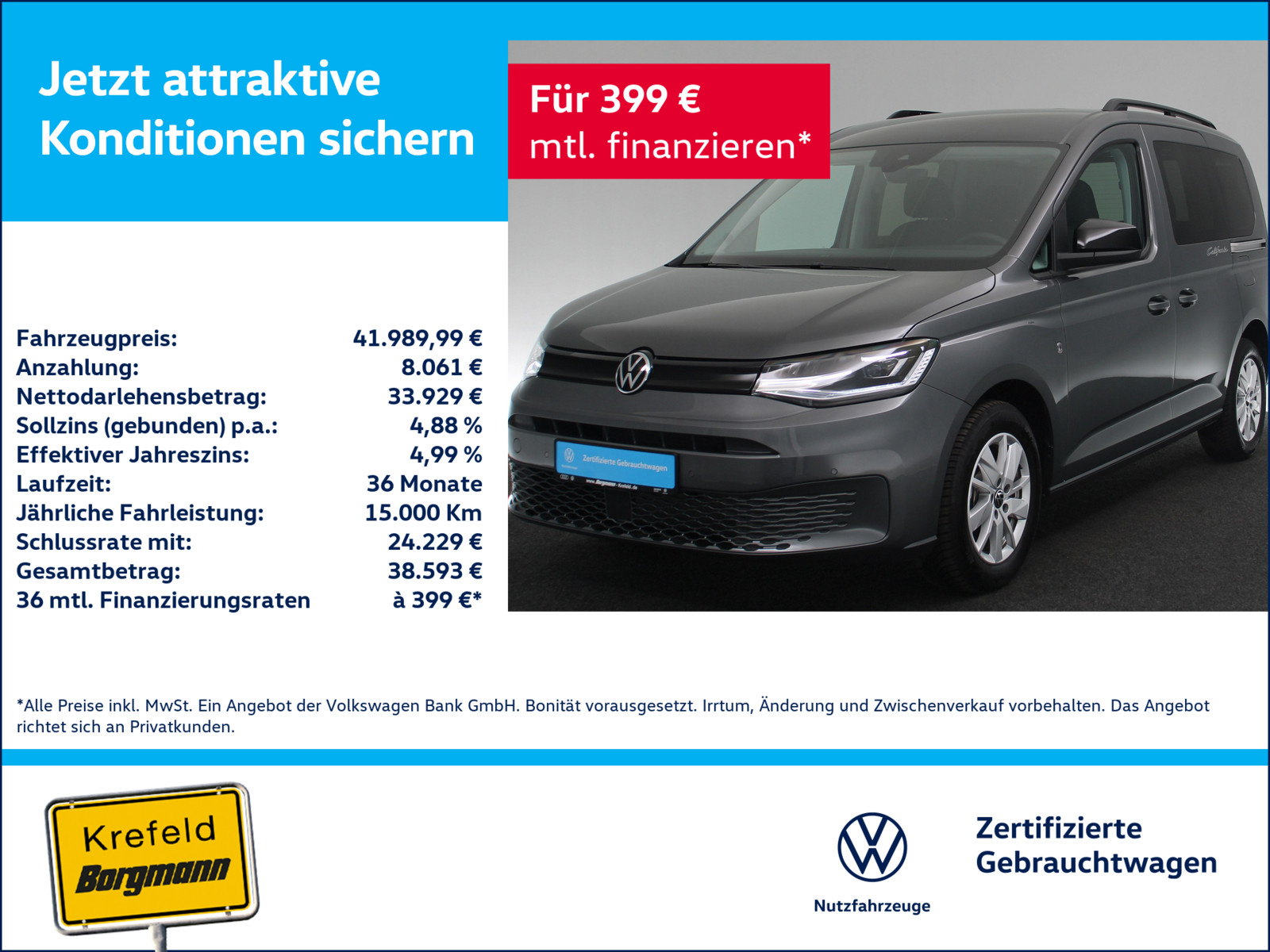 VW Caddy California 1.5 TSI