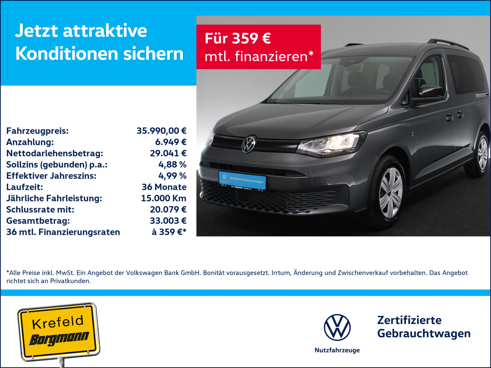 VW Caddy 1.5 TSI