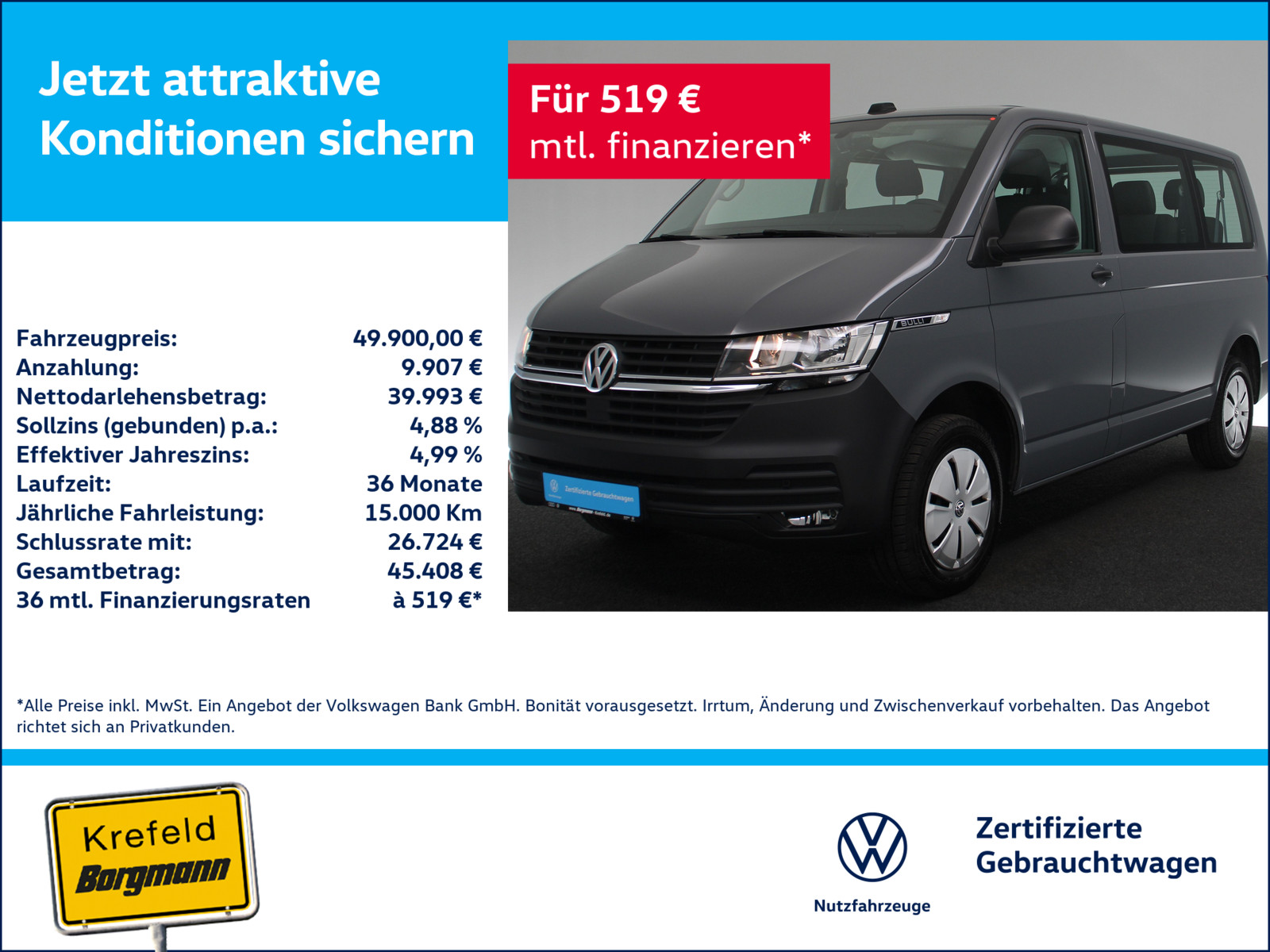 VW T6.1 Transporter Kombi 2.0 TDI FWD