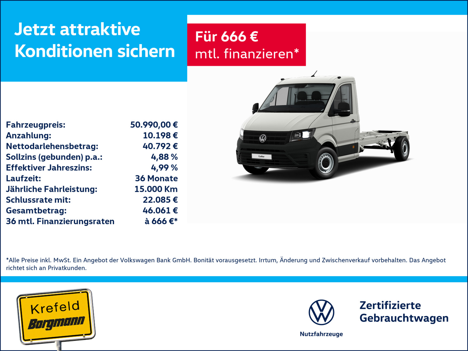 VW Crafter 35 2.0 TDI Pritsche L3 FWD