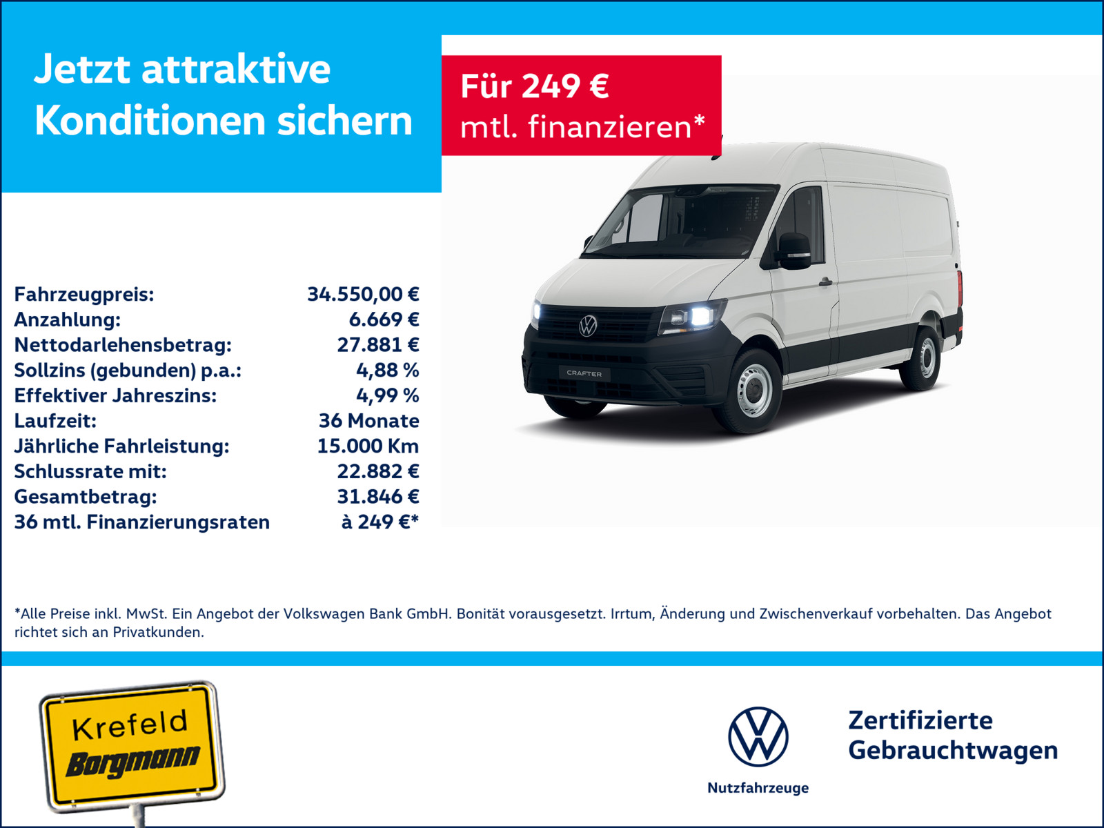 VW Crafter 35 2.0 TDI L2H2
