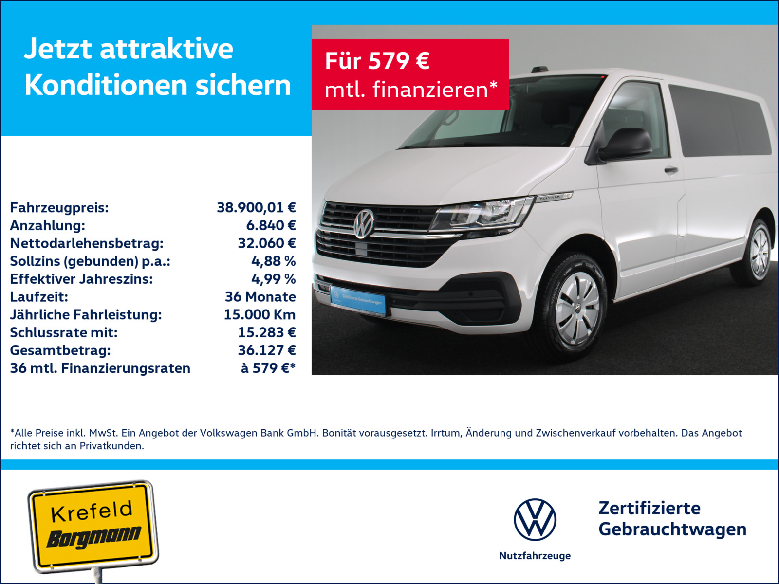 VW T6.1 Transporter Multivan 2.0 TDI Multivan Family FWD