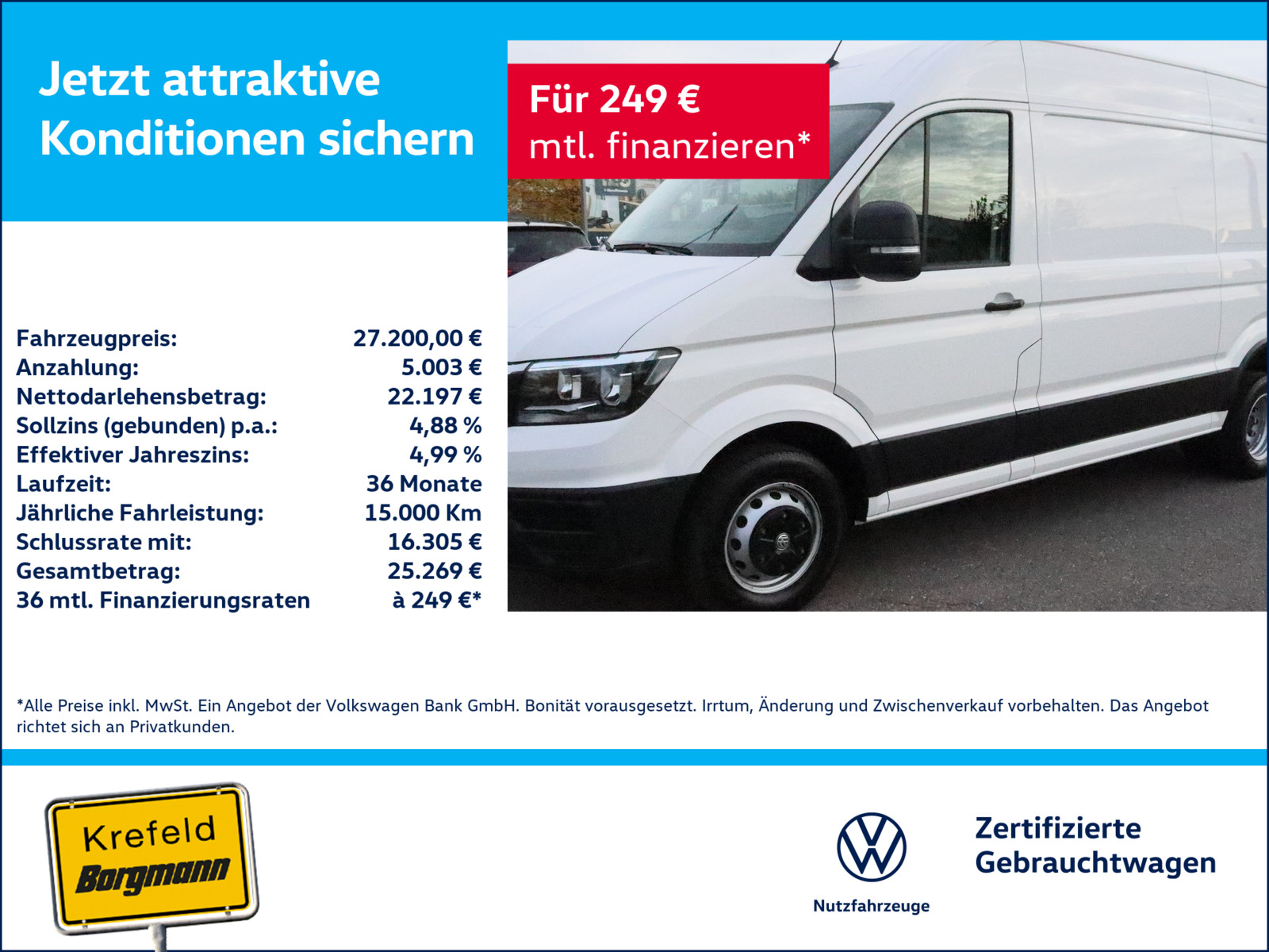 VW Crafter 50 2.0 TDI L2H2 RWD