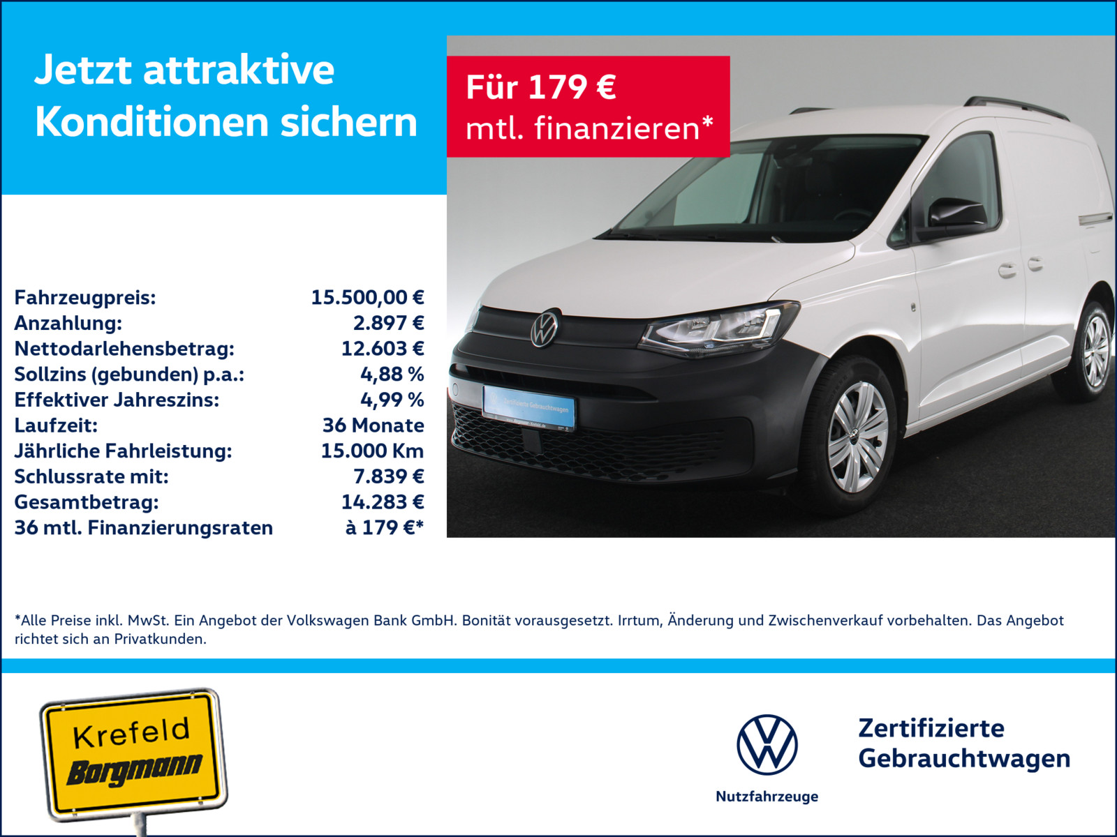 VW Caddy Cargo 2.0 TDI