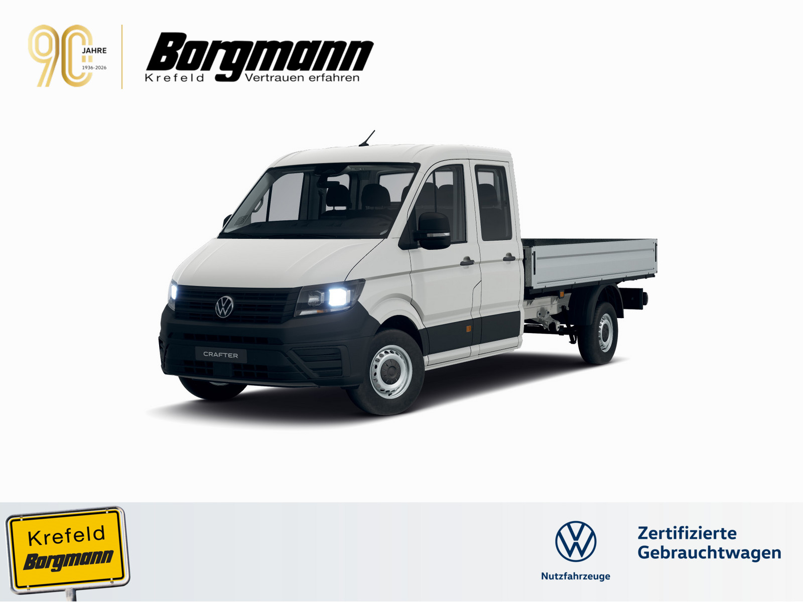VW Crafter 35 2.0 TDI Pritsche DOKA L3 FWD