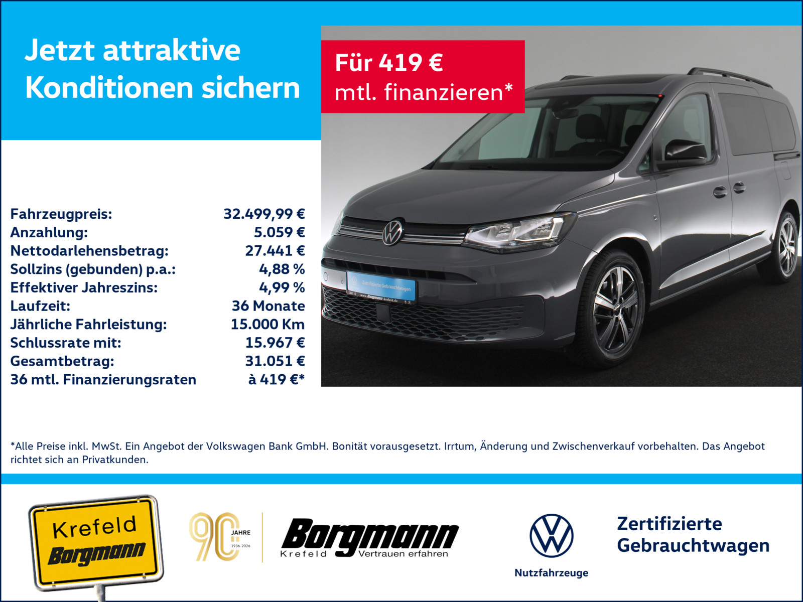 VW Caddy Maxi 1.5 TSI Life