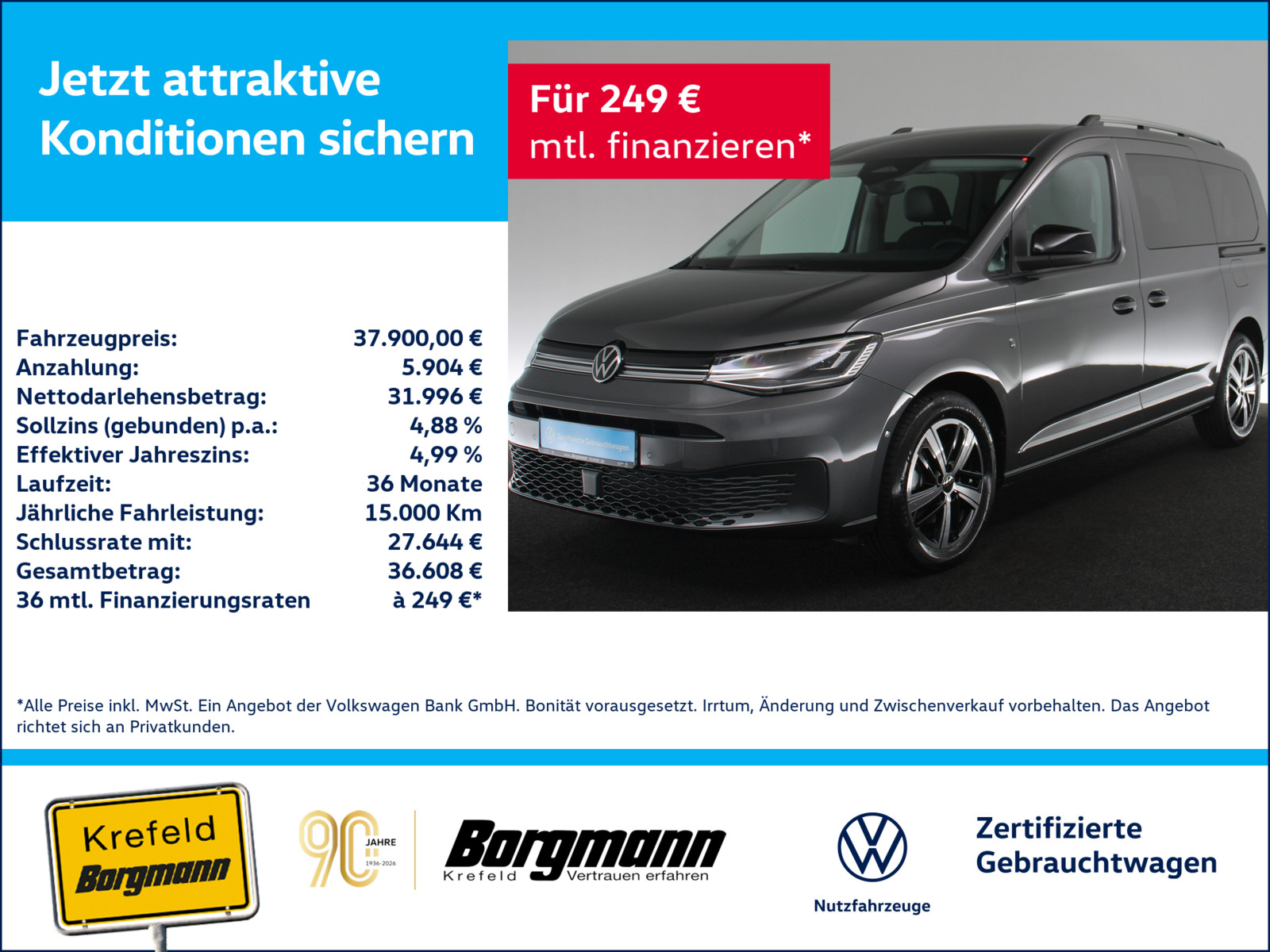 VW Caddy 1.5 TSI Maxi Style
