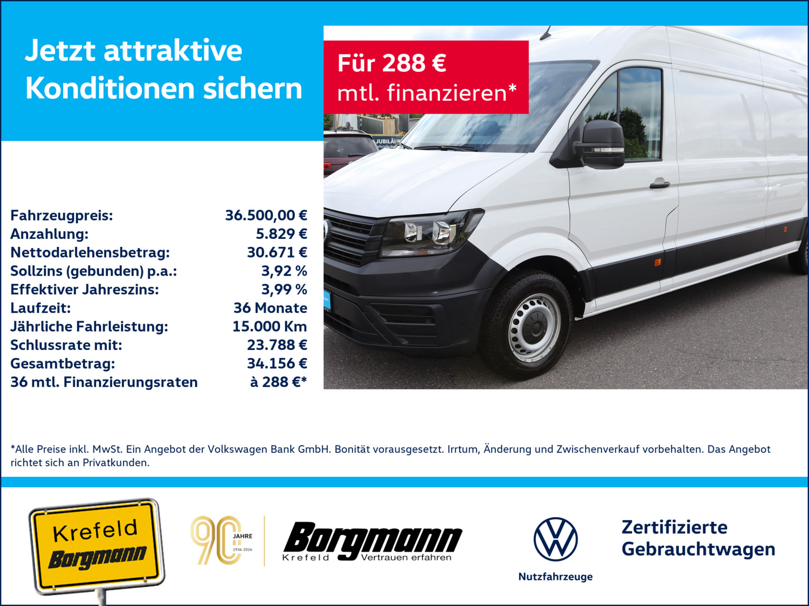 VW Crafter 35 2.0 TDI L3H2 FWD