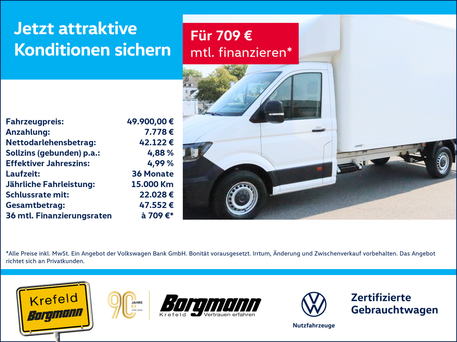 VW Crafter 35 2.0 TDI Koffer L3 LBW FWD