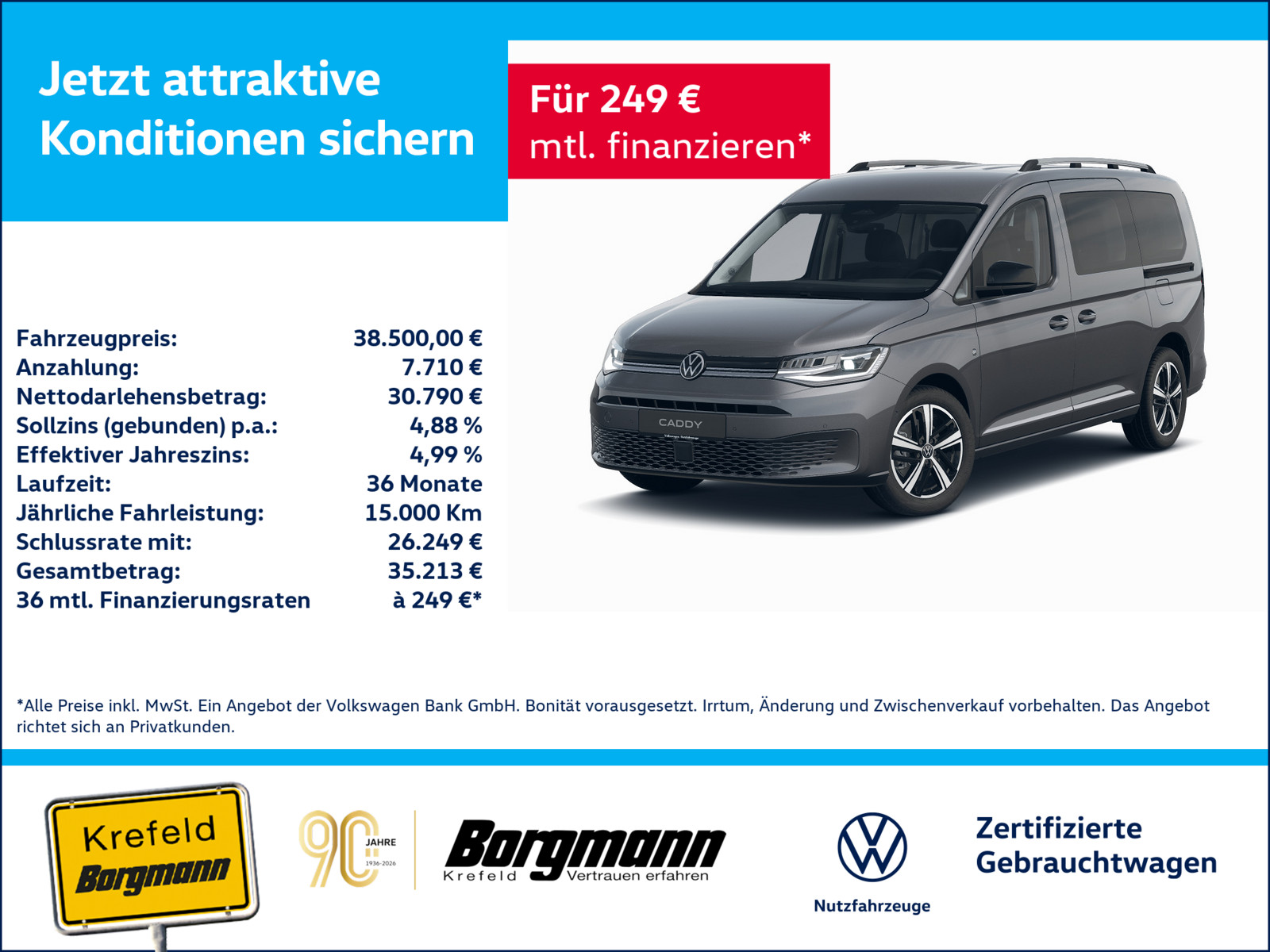 VW Caddy 1.5 TSI Maxi Style