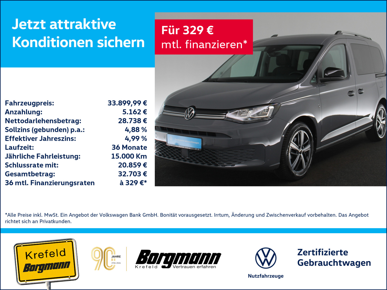 VW Caddy 2.0 TDI Goal